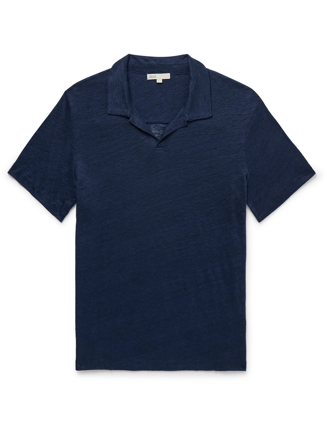 Shaun Linen-Jersey Polo Shirt