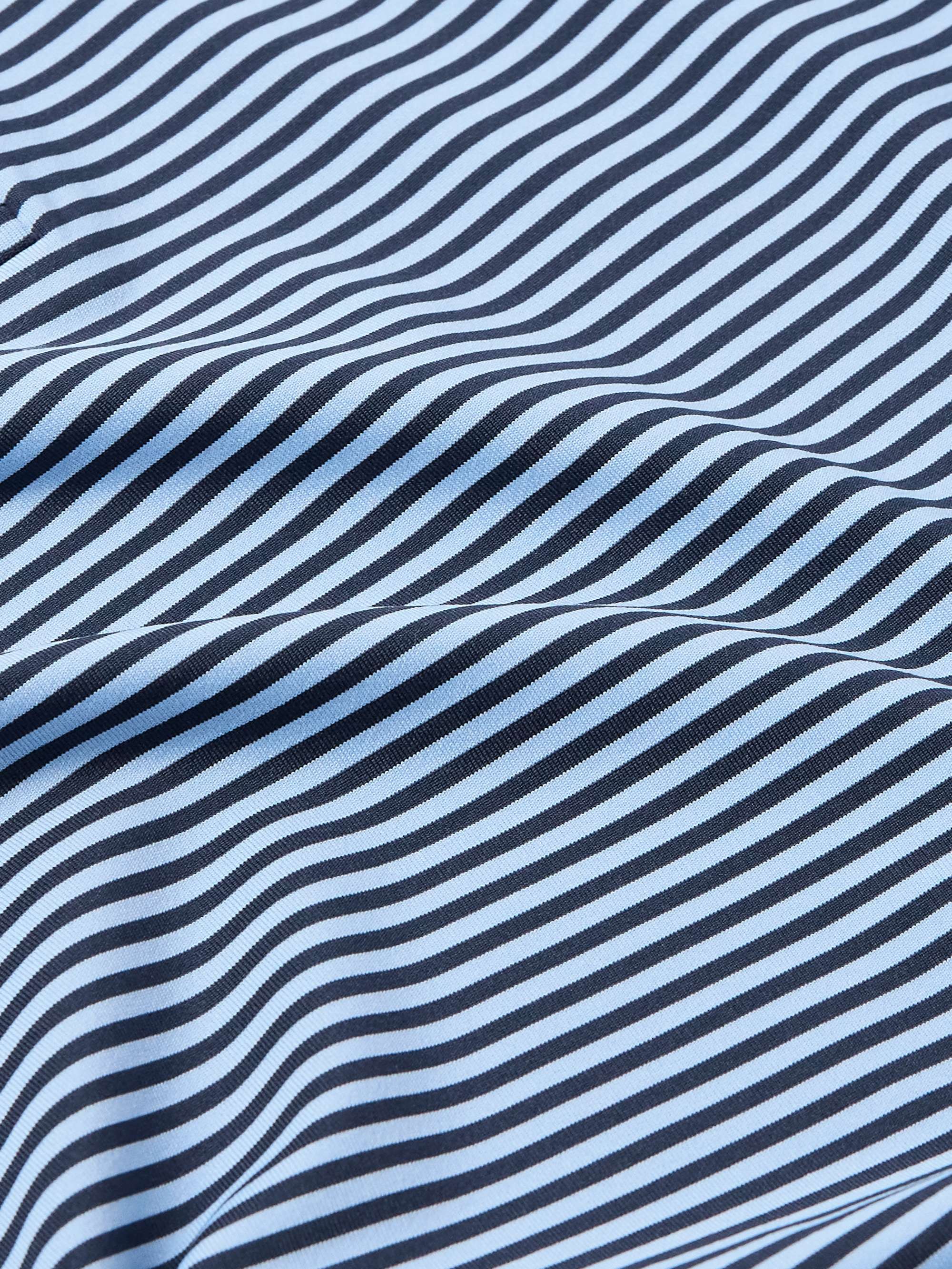 PETER MILLAR Hales Striped Tech-Jersey Golf Polo Shirt