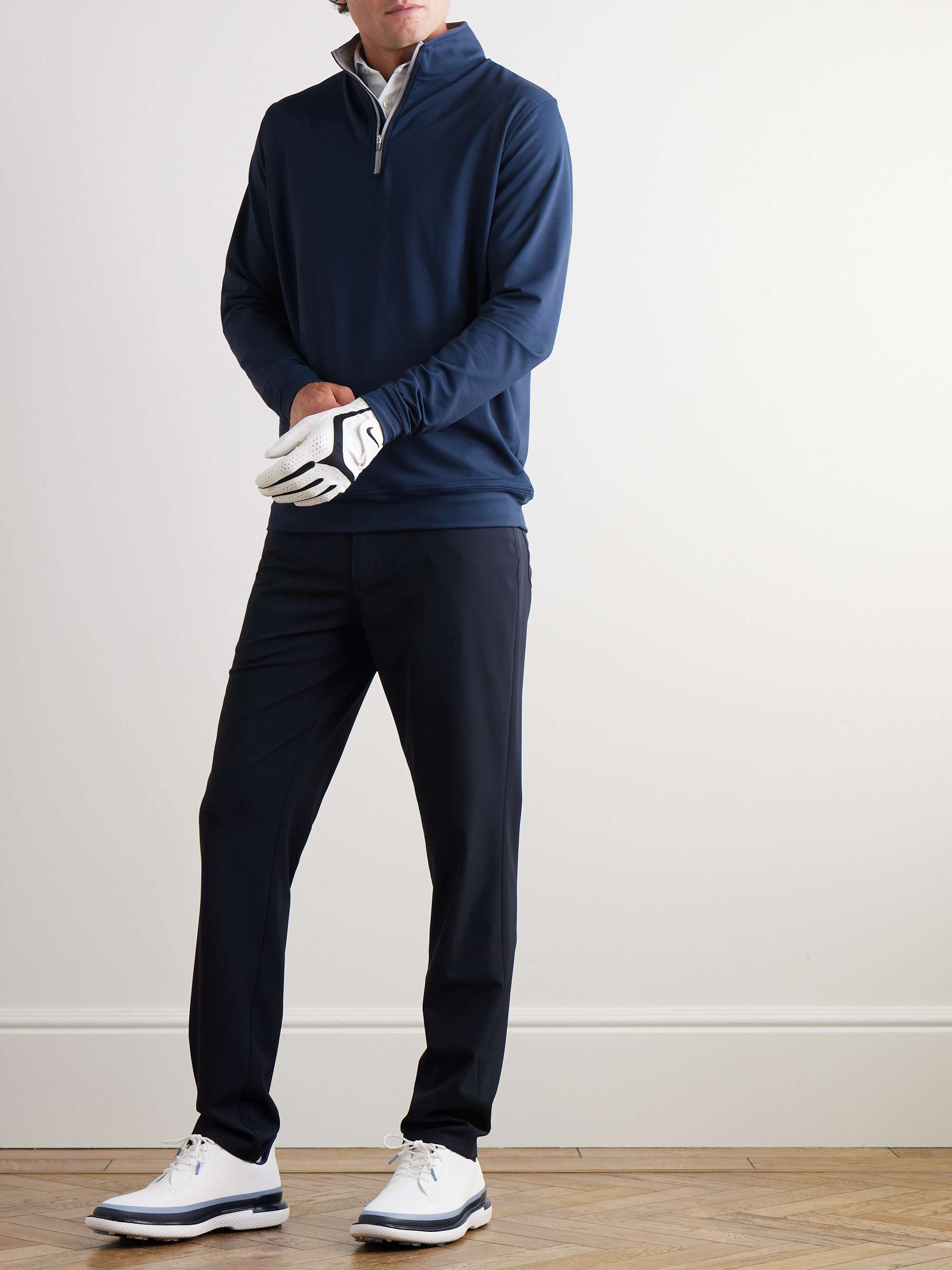 PETER MILLAR Perth Tech-Jersey Half-Zip Golf Top