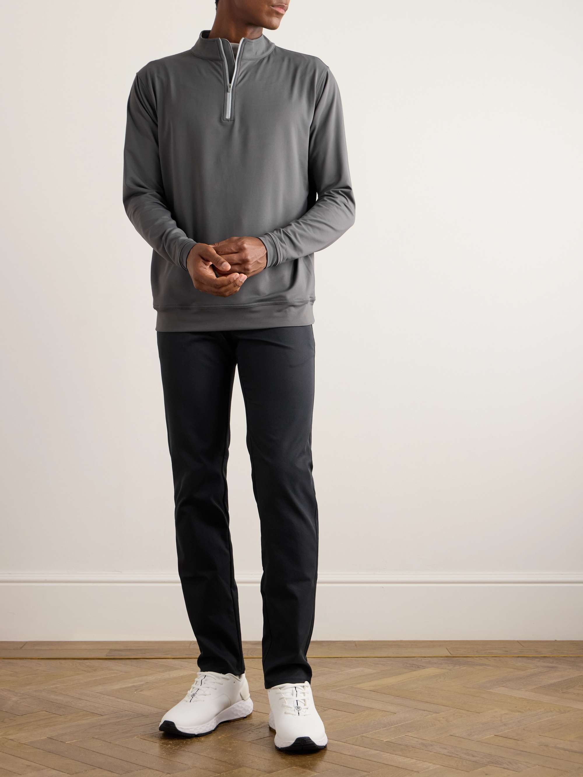 PETER MILLAR Perth Tech-Jersey Half-Zip Golf Top