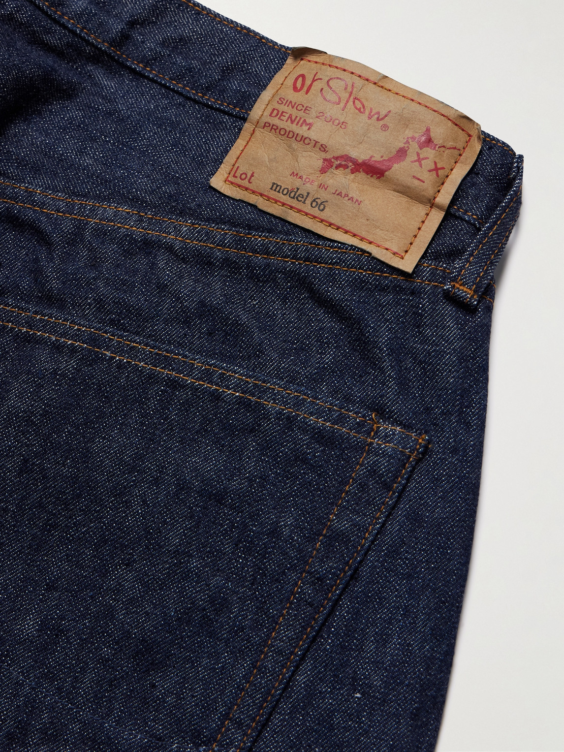 Straight-Leg Selvedge Jeans