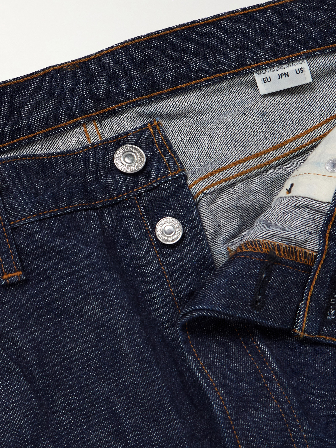 Straight-Leg Selvedge Jeans