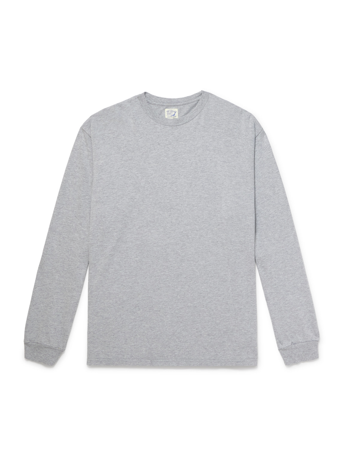 Orslow Cotton-blend Jersey T-shirt In Gray