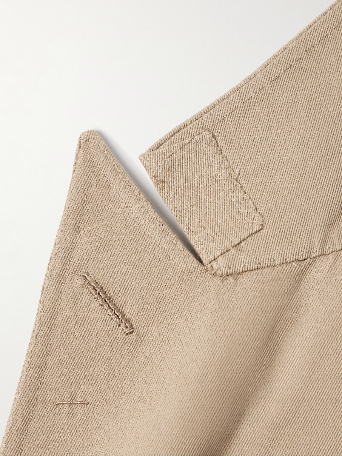 DUNHILL CAVENDISH DOUBLE-BREASTED COTTON AND CASHMERE-BLEND TWILL SUIT JACKET