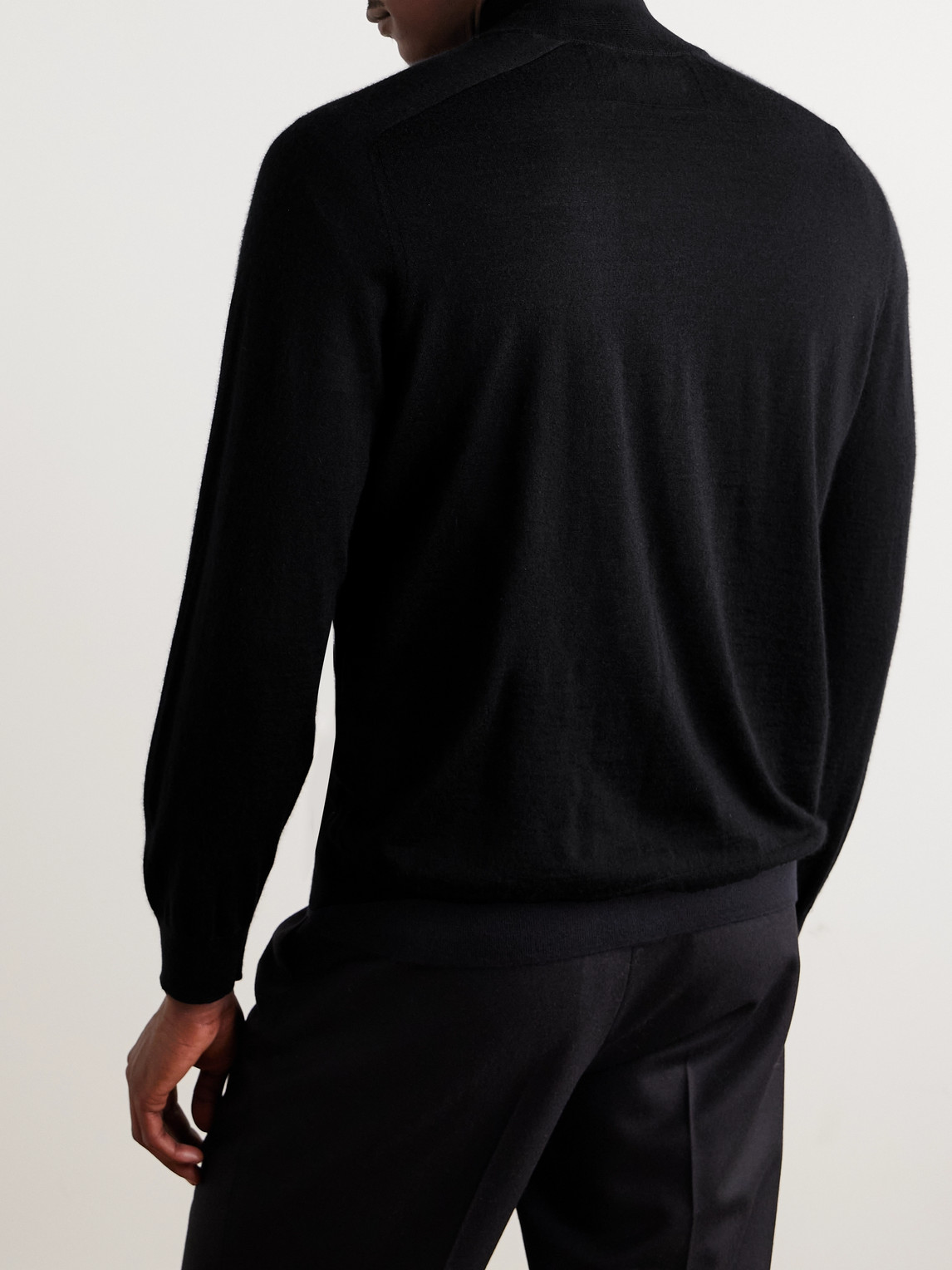 DUNHILL SLIM-FIT CASHMERE ZIP-UP CARDIGAN