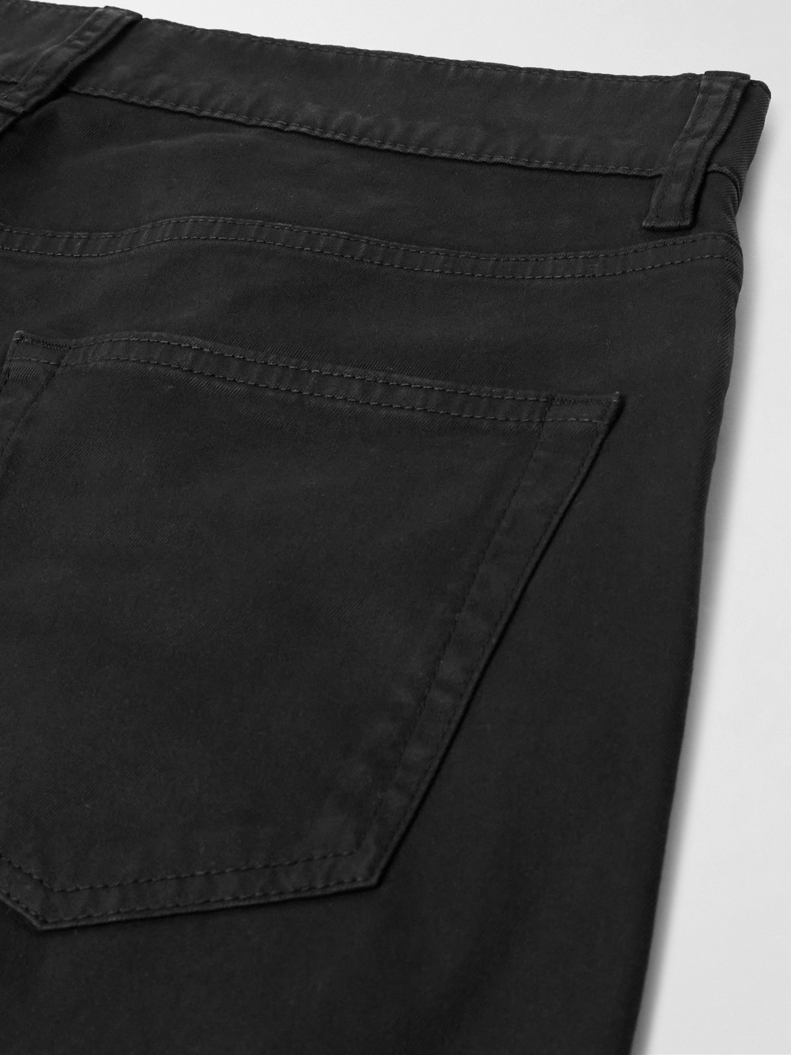 DUNHILL SLIM-FIT COTTON-TWILL TROUSERS