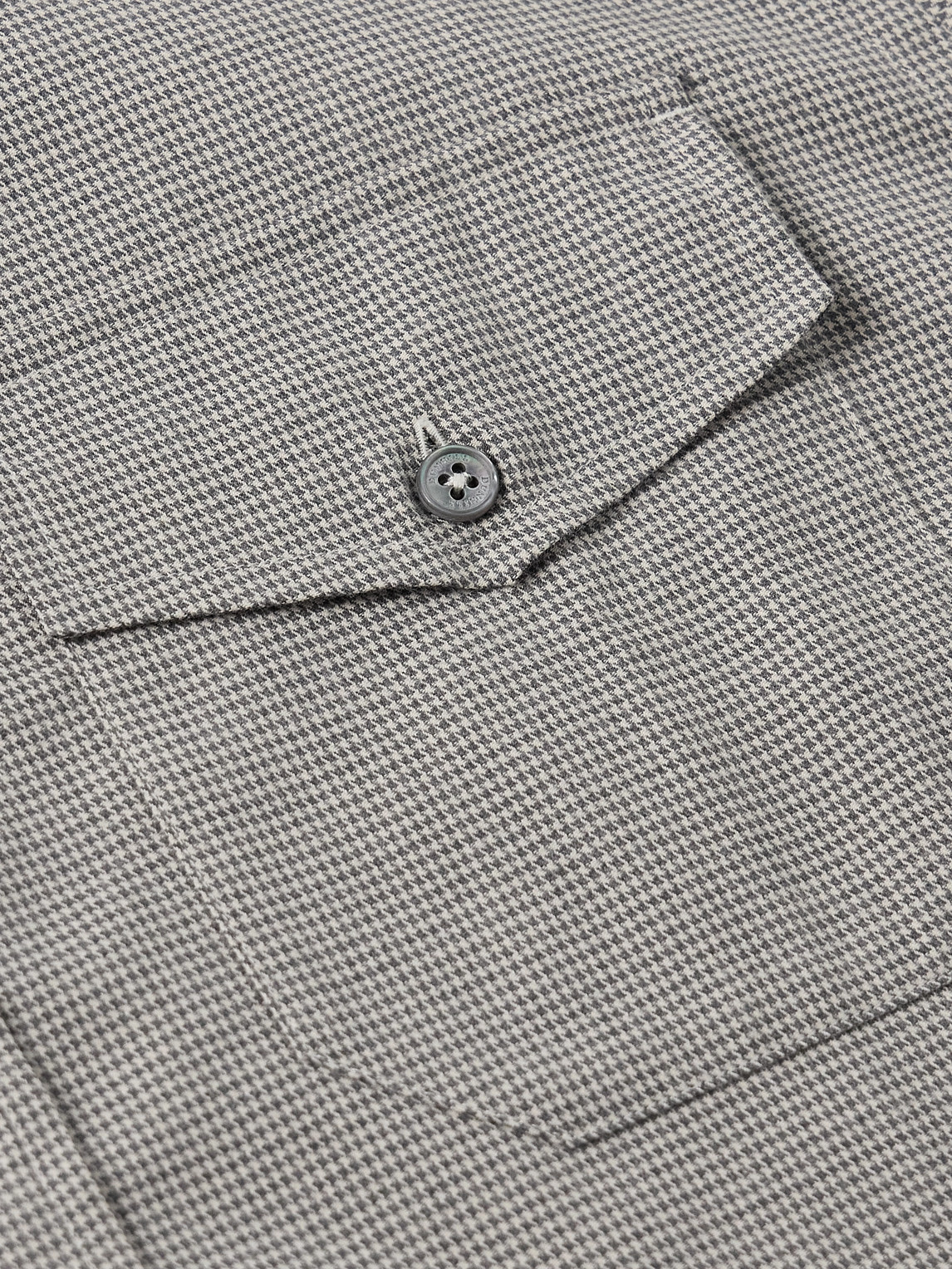 DUNHILL PUPPYTOOTH COTTON SHIRT