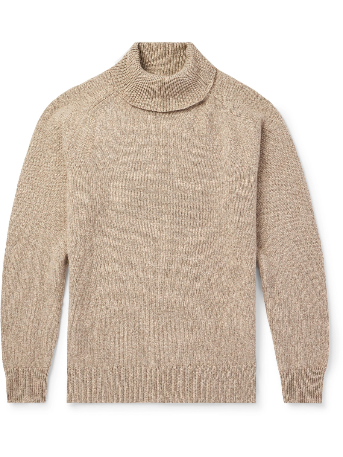 Brushed-Cashmere Rollneck Sweater