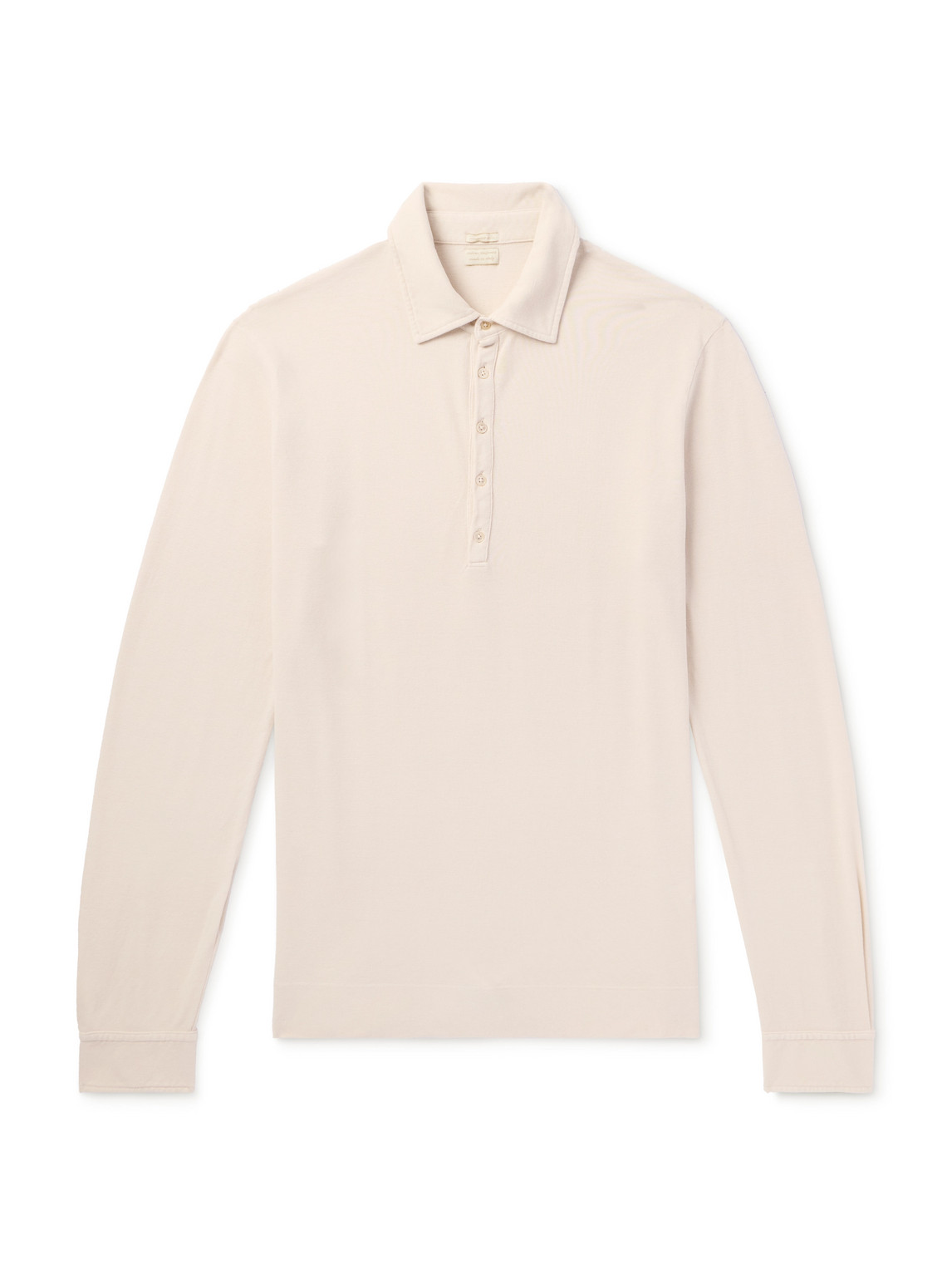 Ischia Cotton and Cashmere-Blend Jersey Polo Shirt