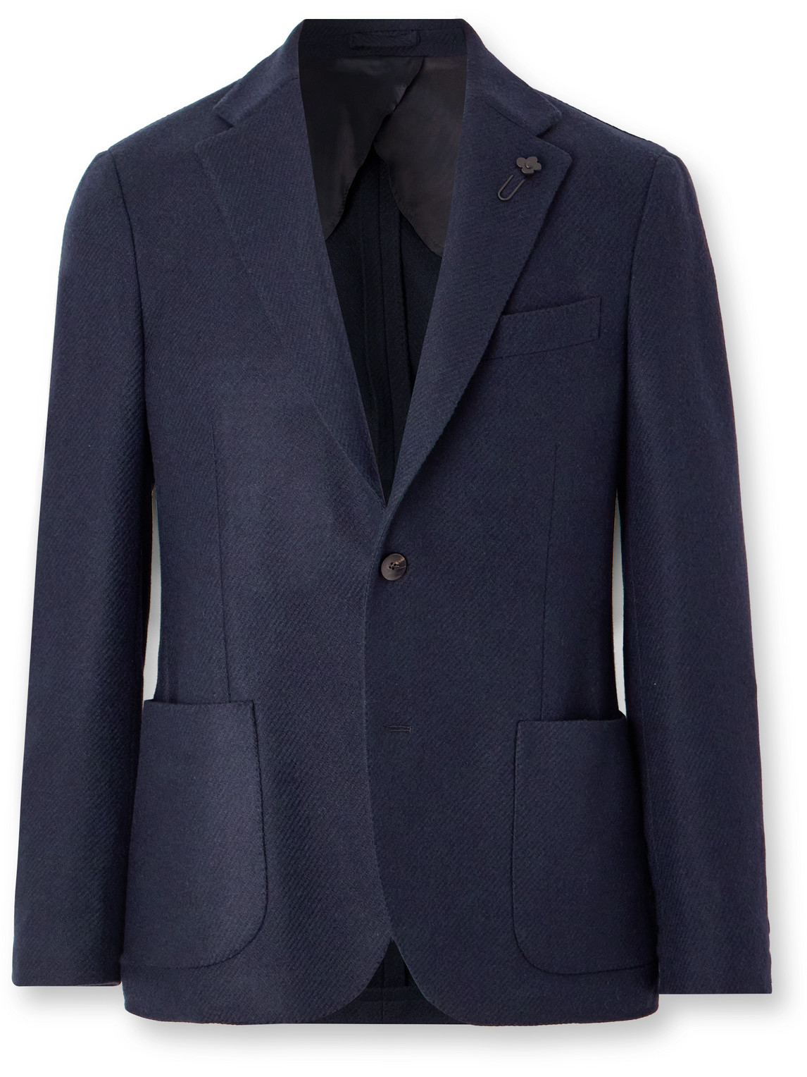 Lardini - Slim-Fit Wool-Blend Twill Blazer - Men - Blue - IT 54