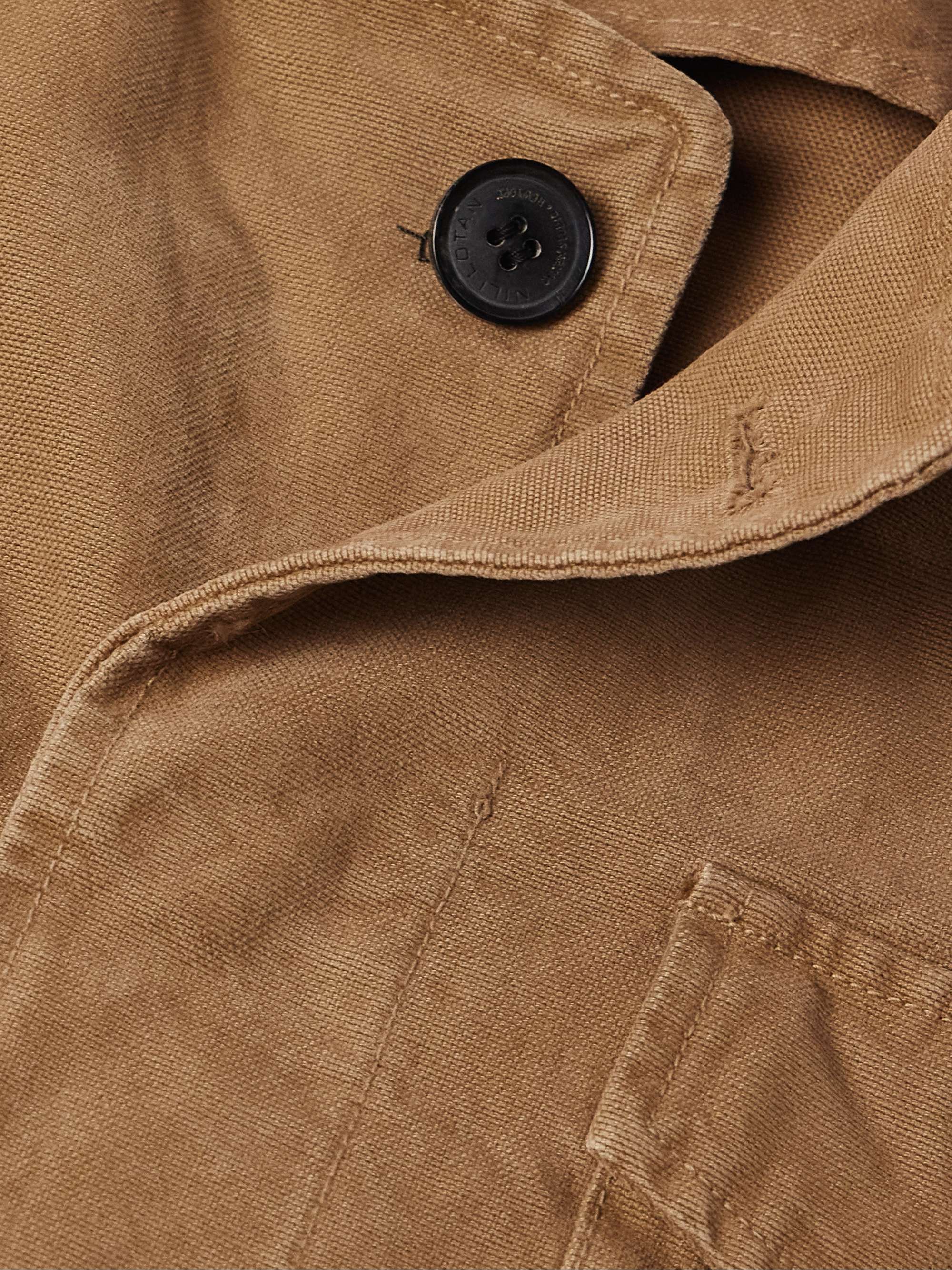 NILI LOTAN Charlie Cotton-Canvas Shirt Jacket