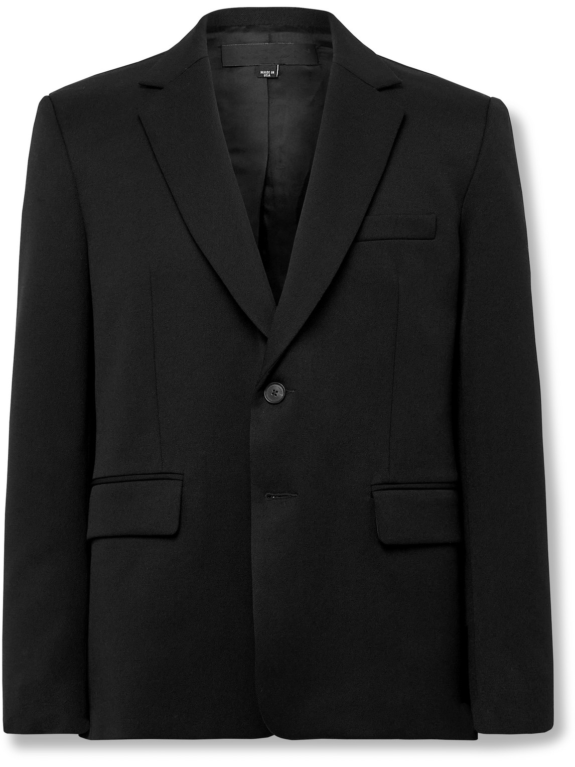 Nili Lotan Daniel Virgin Wool-twill Blazer In Black