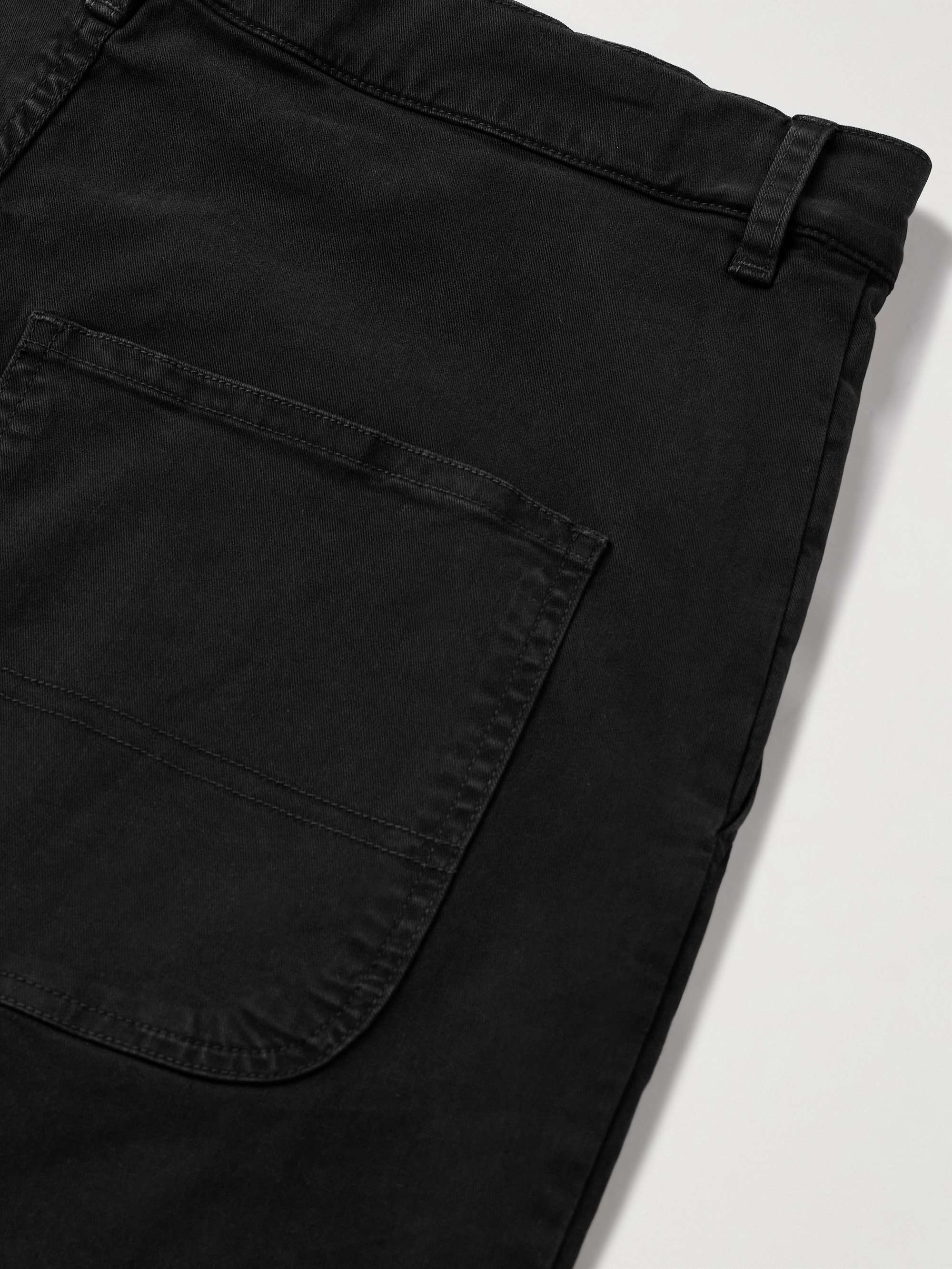 NILI LOTAN Carpenter Straight-Leg Stretch-Cotton Twill Trousers