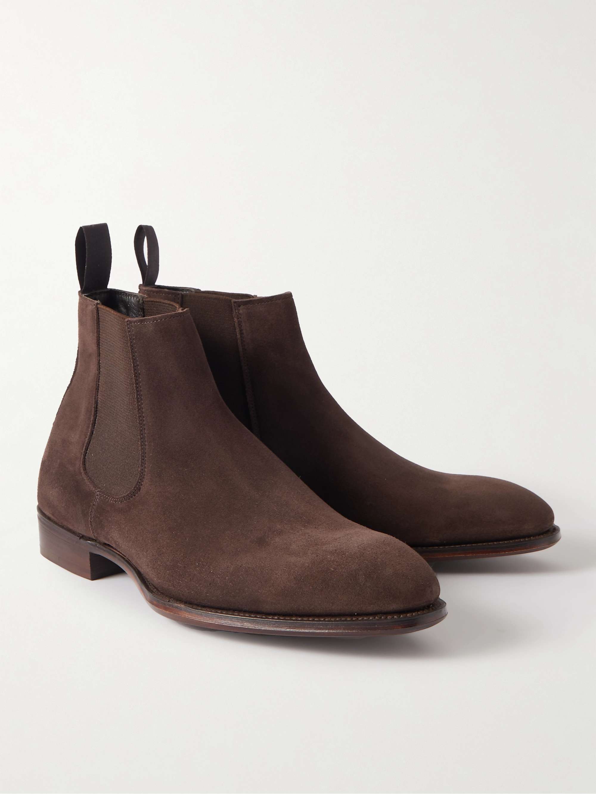 GEORGE CLEVERLEY Jason Leather Chelsea Boots