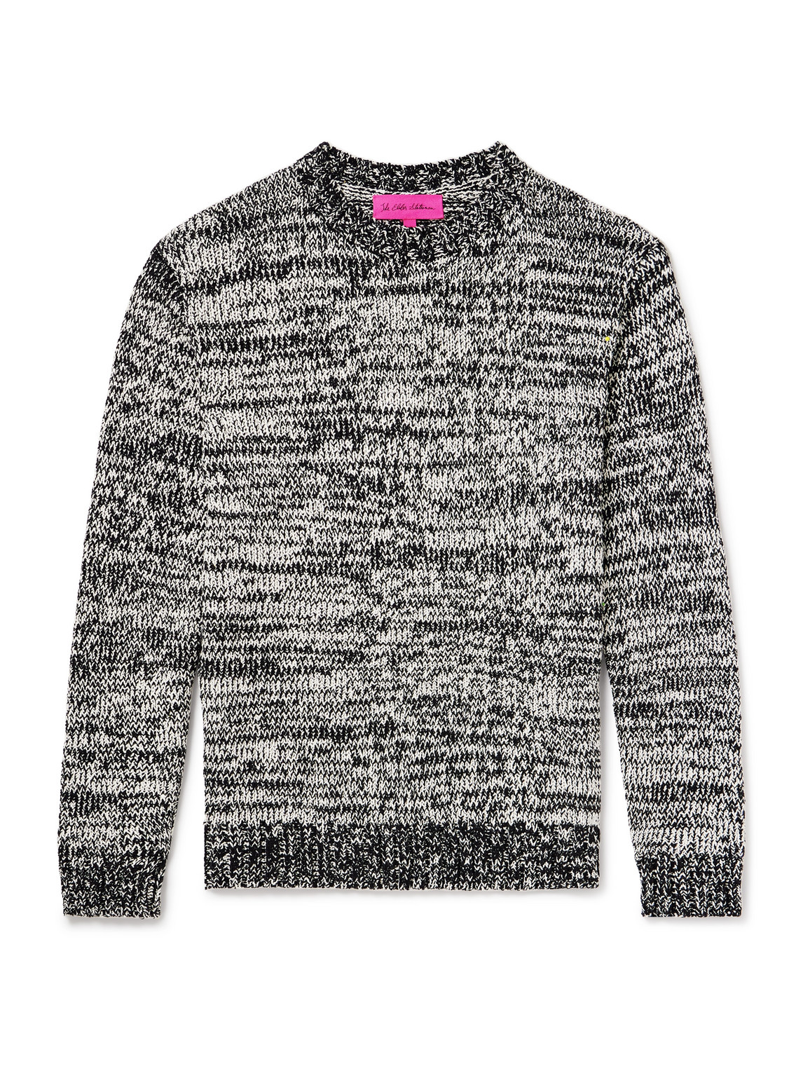 Nora Two-Tone Cotton Sweater