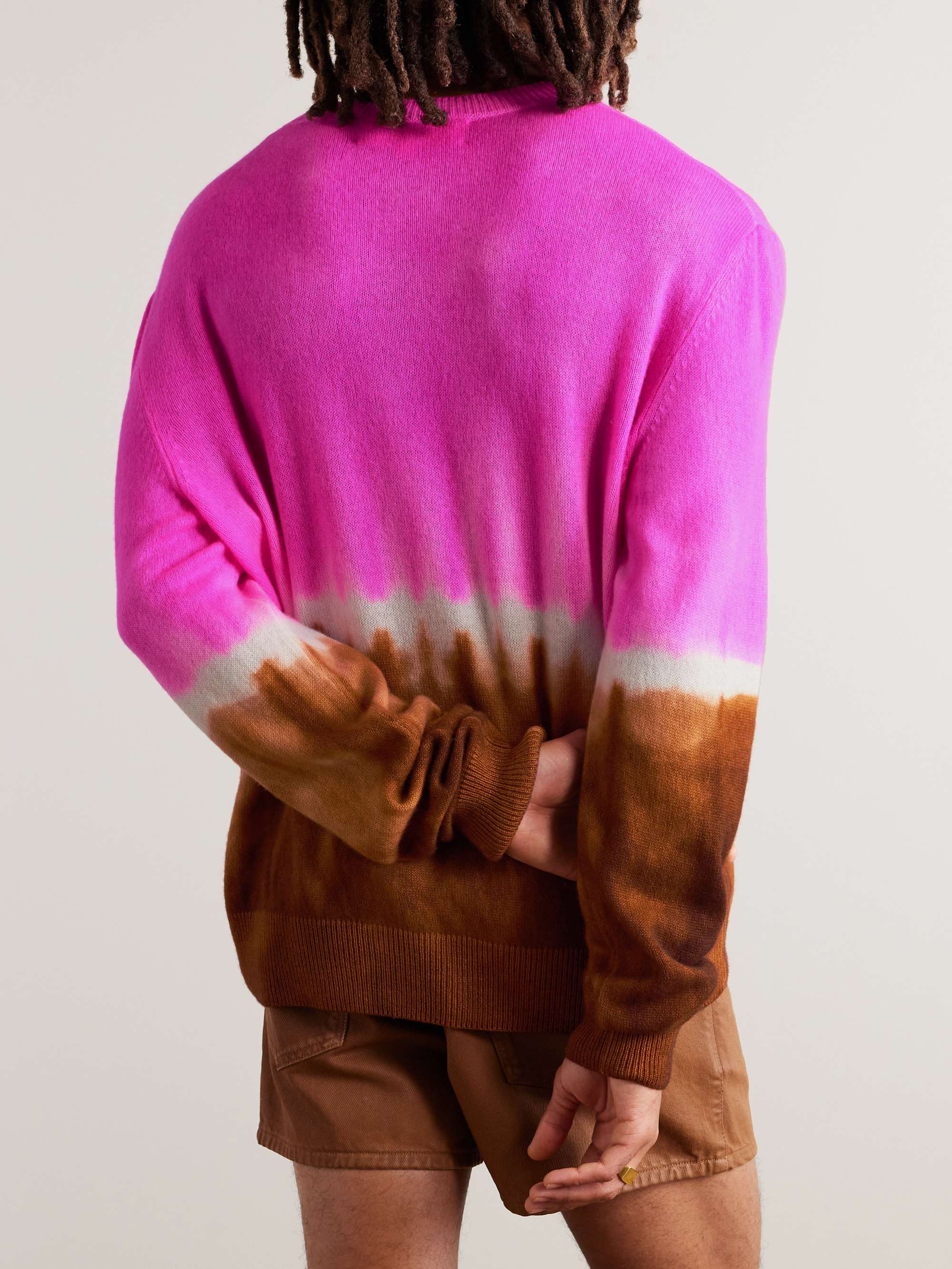 THE ELDER STATESMAN Tranquility Tie-Dyed Cashmere Sweater for Men | MR ...