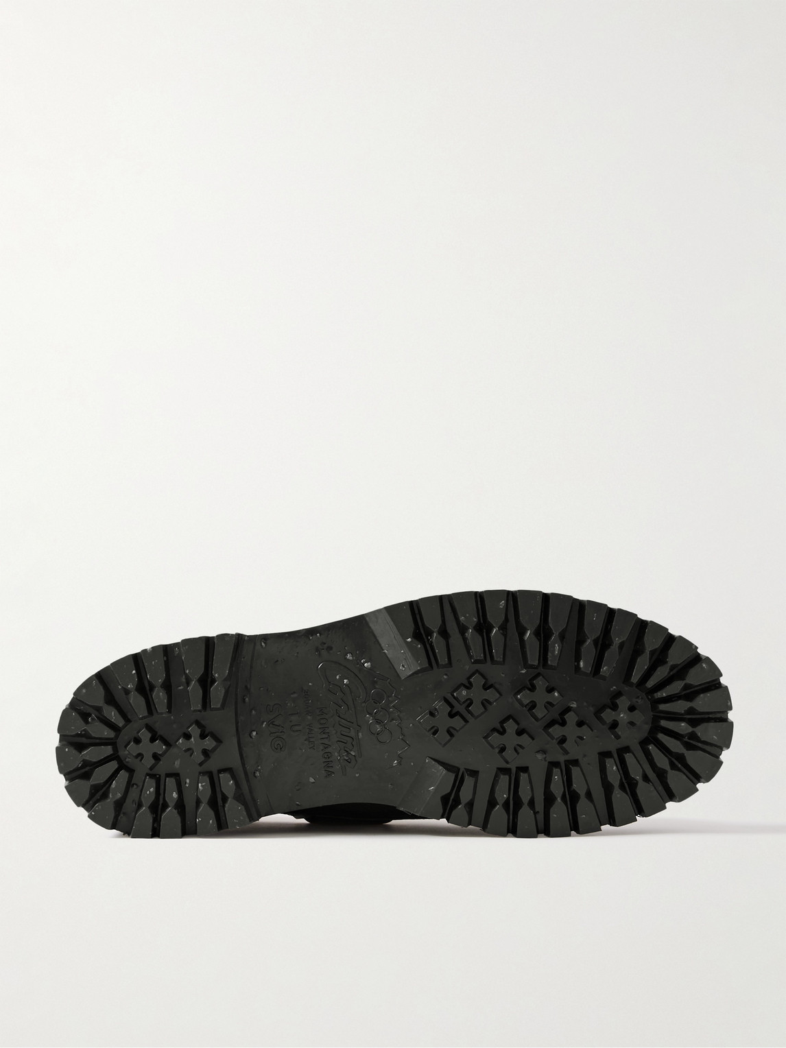 YUKETEN PEBBLE-GRAIN LEATHER BOAT SHOES
