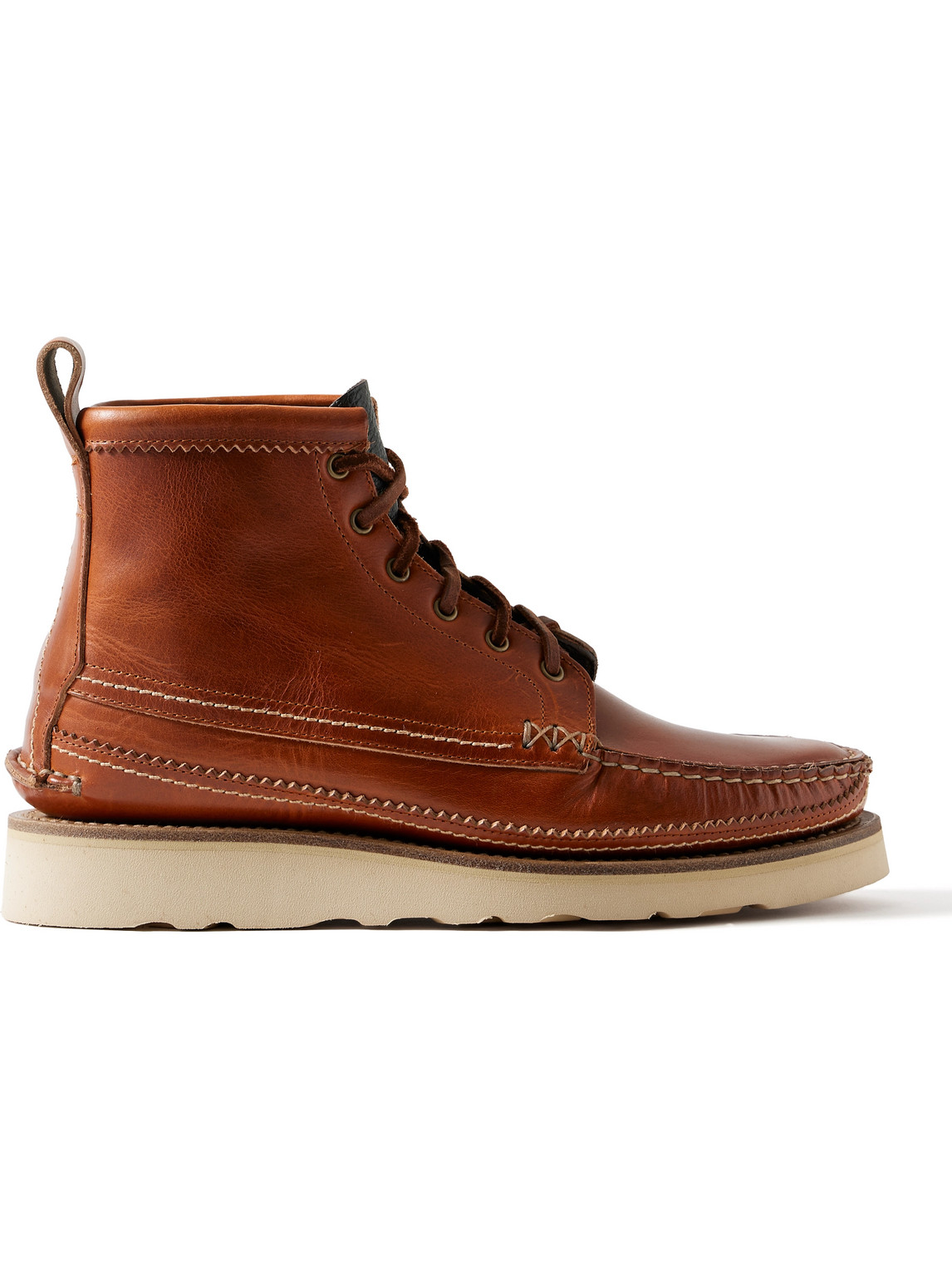 Yuketen Maine Guide Leather Boots In Brown