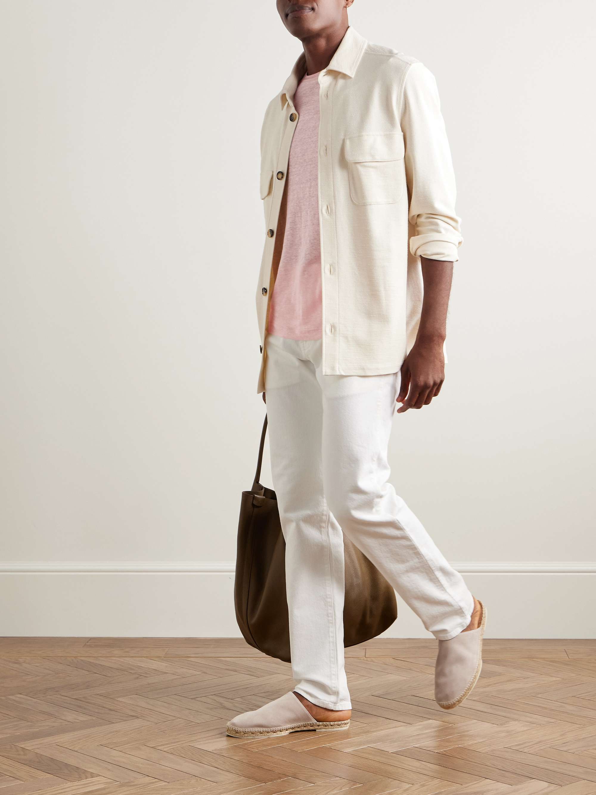 LORO PIANA Linen-Jersey T-Shirt