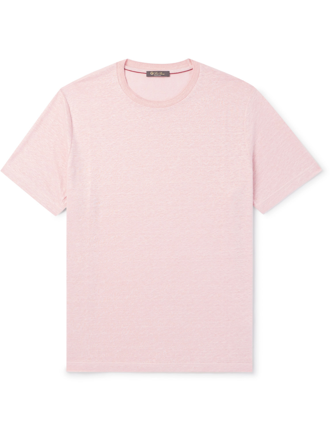 Loro Piana Linen T-shirt In Pink