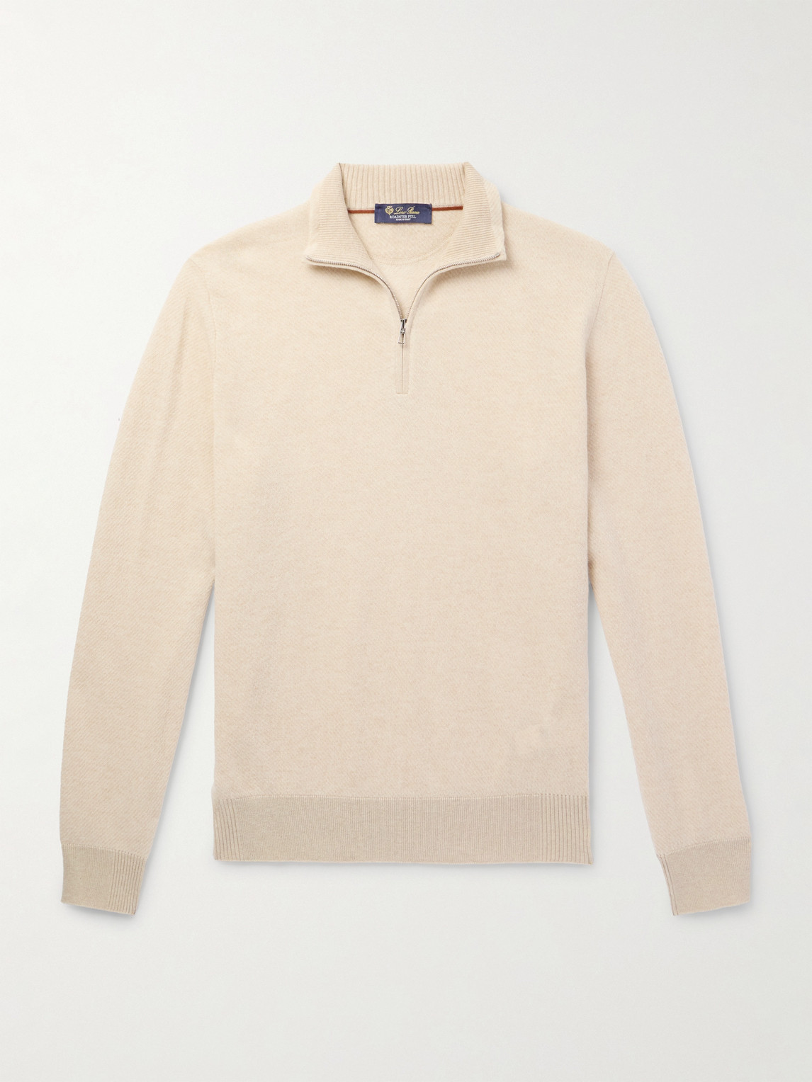 Loro Piana Roadster Cashmere Half-Zip Sweater - Men