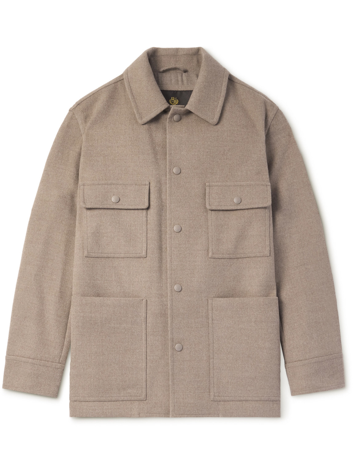 Darcy PECORA NERA® Wool-Felt Overshirt