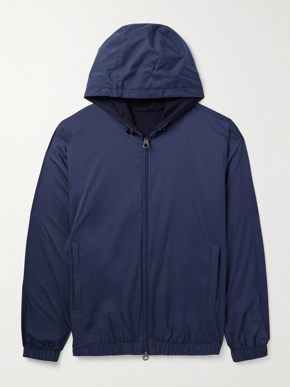 Loro Piana Reversible Storm System® and Cashmere Zip-Up Hooded Jacketen