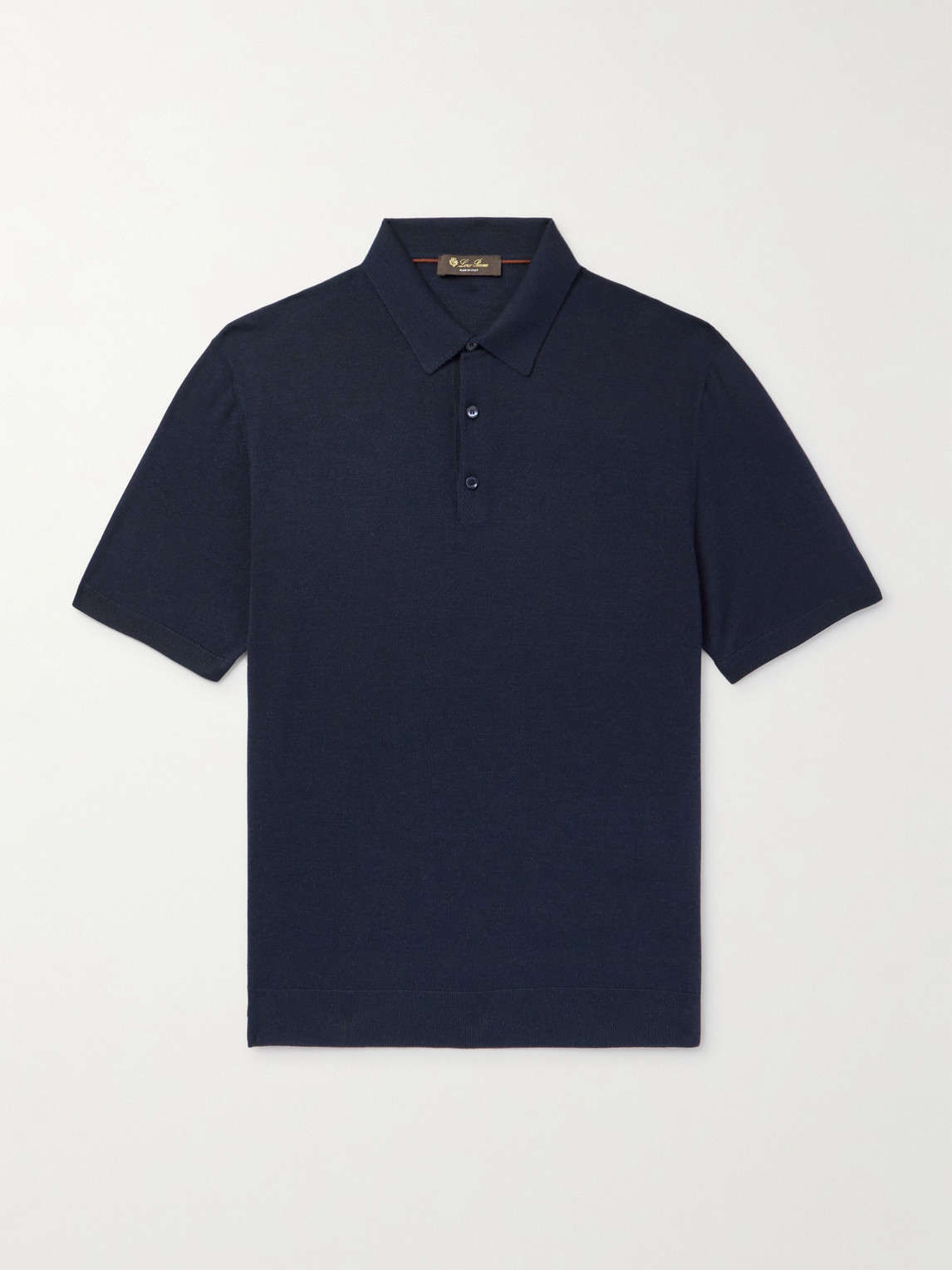 Loro Piana Slim-Fit Wool, Silk and Cashmere-Blend Polo Shirt - Men