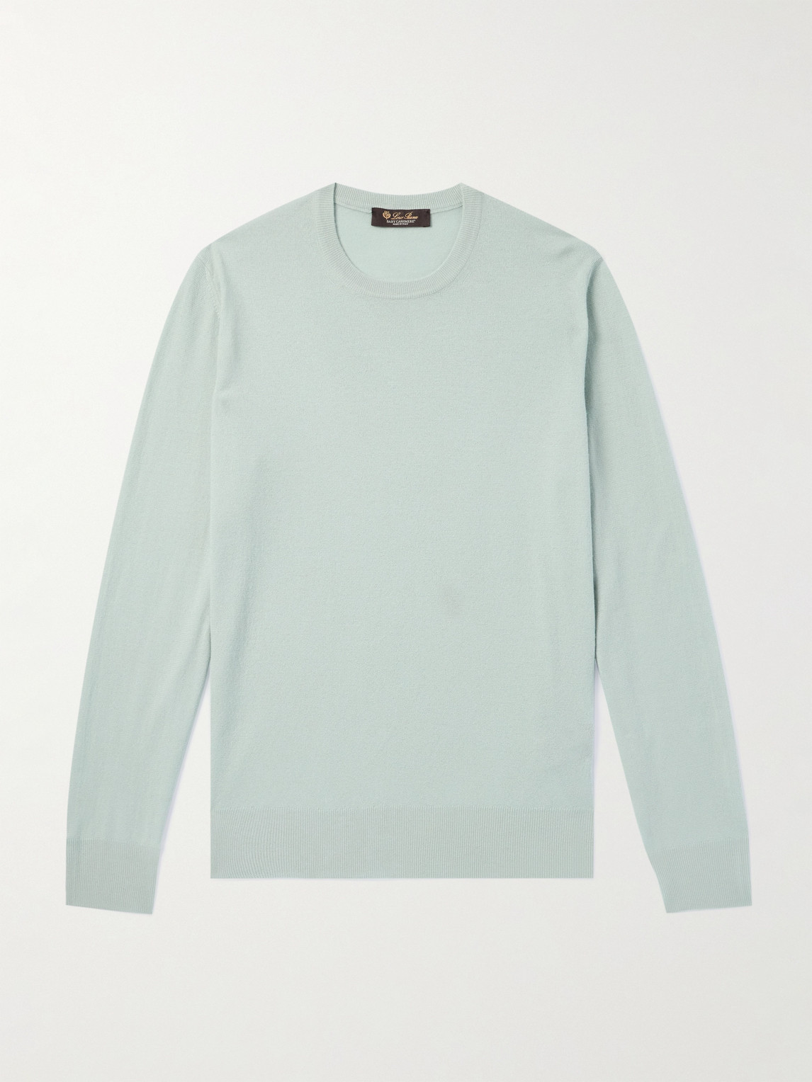 Loro Piana Girocollo Slim-Fit Baby Cashmere Sweater - Men