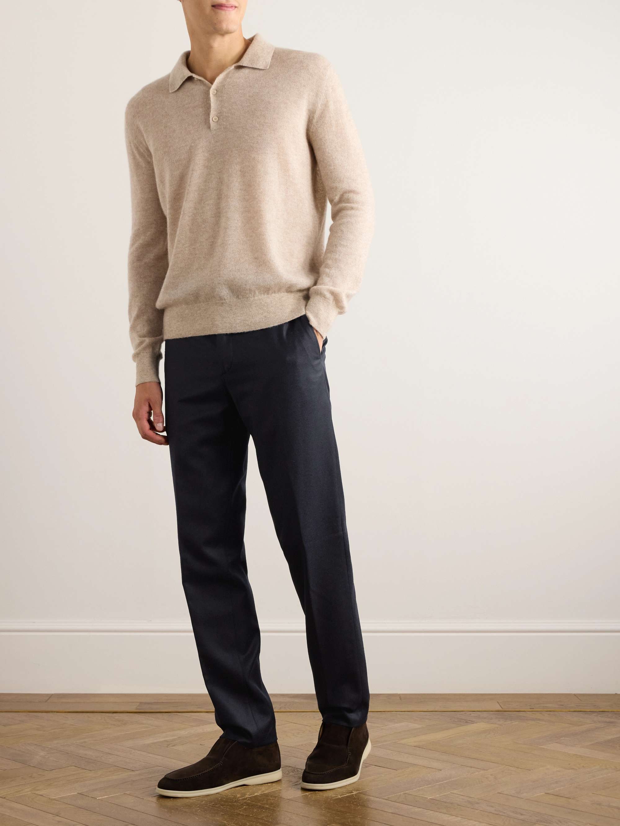 LORO PIANA Carlo Straight-Leg Wool and Cashmere-Blend
