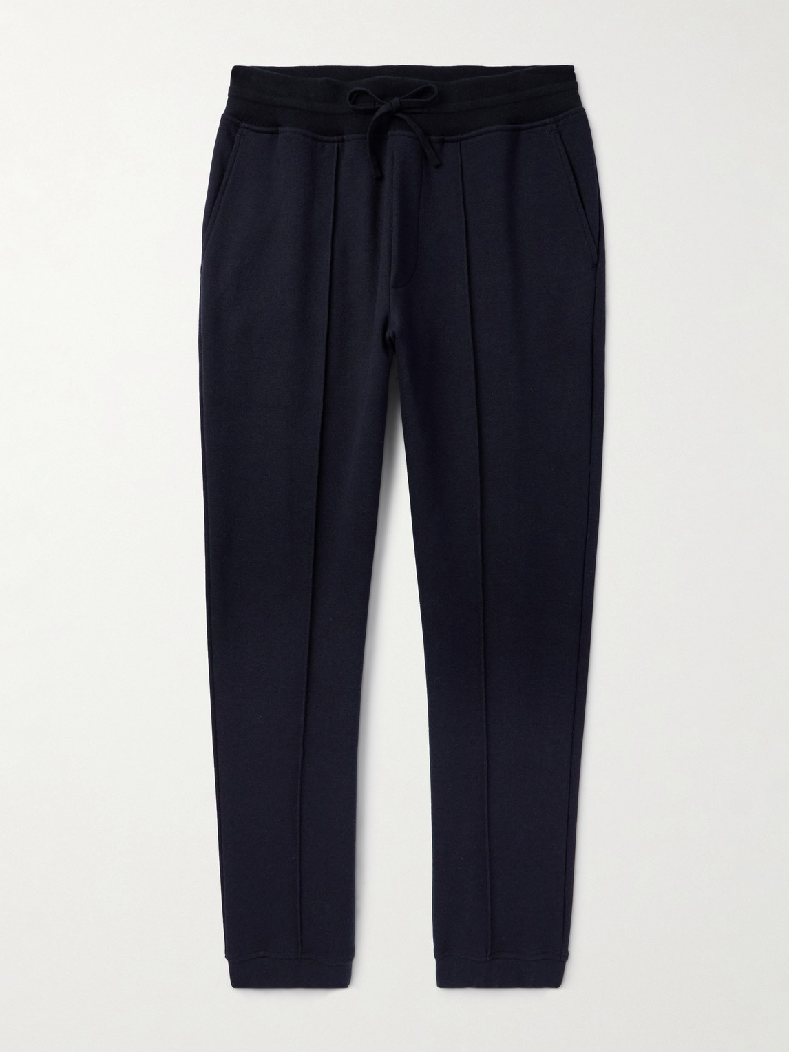 Loro Piana Whitney Tapered Cotton, Silk and Cashmere-Blend Jersey Sweatpantsen