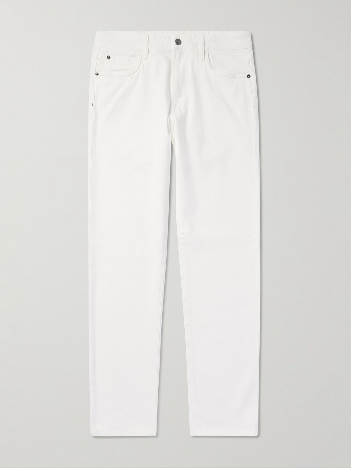 Loro Piana Quarona Slim-Fit Stretch-Cotton Twill Trousers - Men