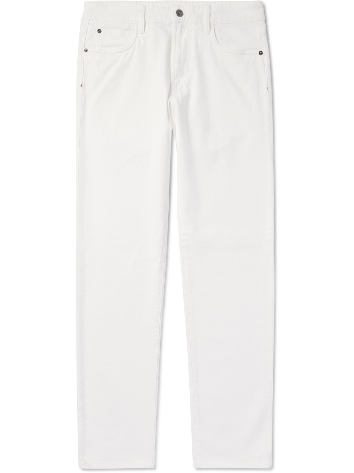 Quarona Slim-Fit Stretch-Cotton Twill Trousers