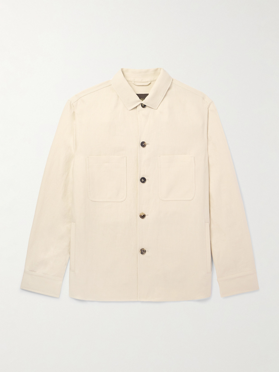 Loro Piana Evando Linen-Twill Overshirt - Men