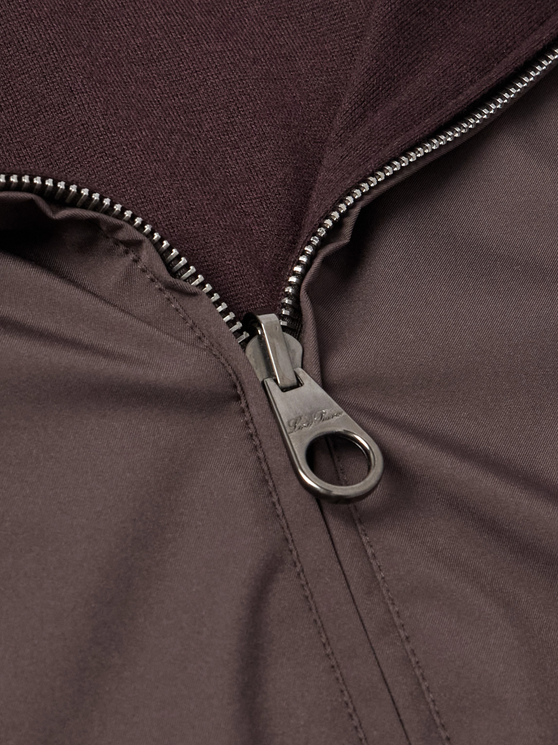 Loro Piana Reversible Storm System® And Cashmere Zip-up Hooded Jacket In Brown