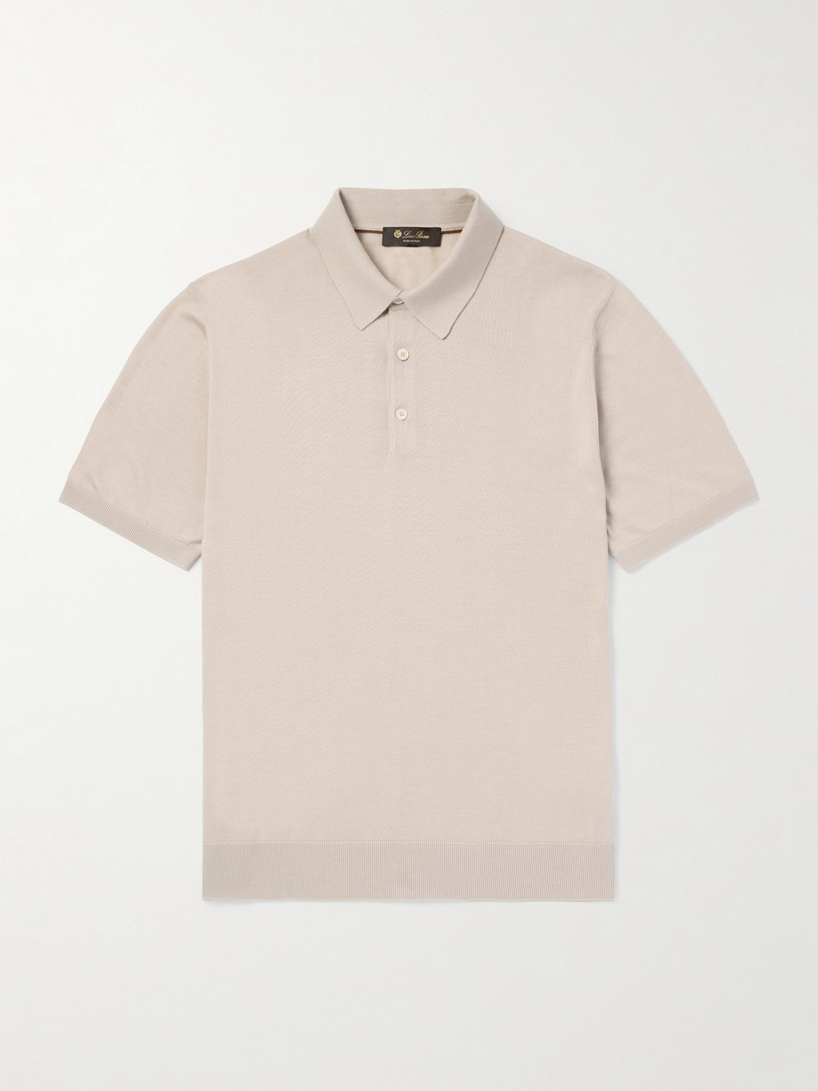Loro Piana Slim-Fit Wool, Silk and Cashmere-Blend Polo Shirt - Men