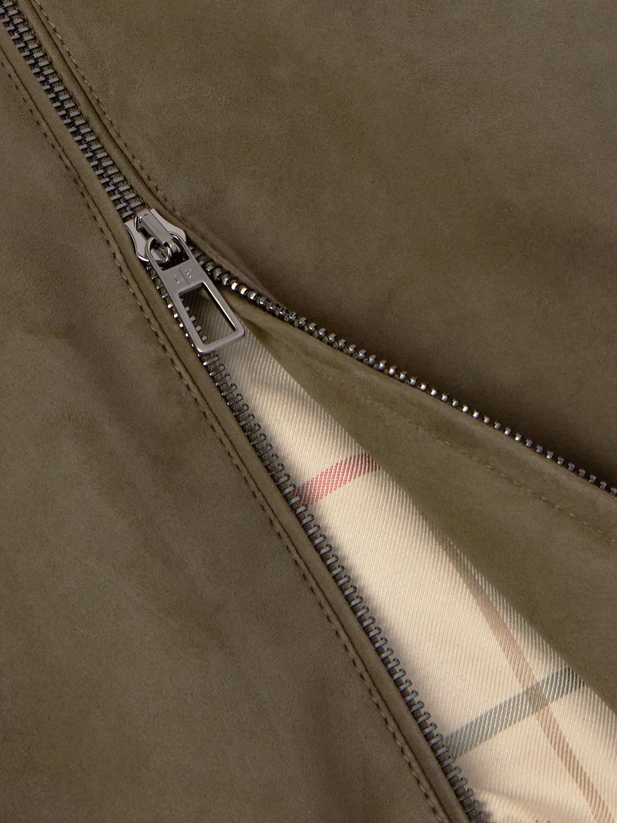 LORO PIANA LP IVY Suede Bomber Jacket