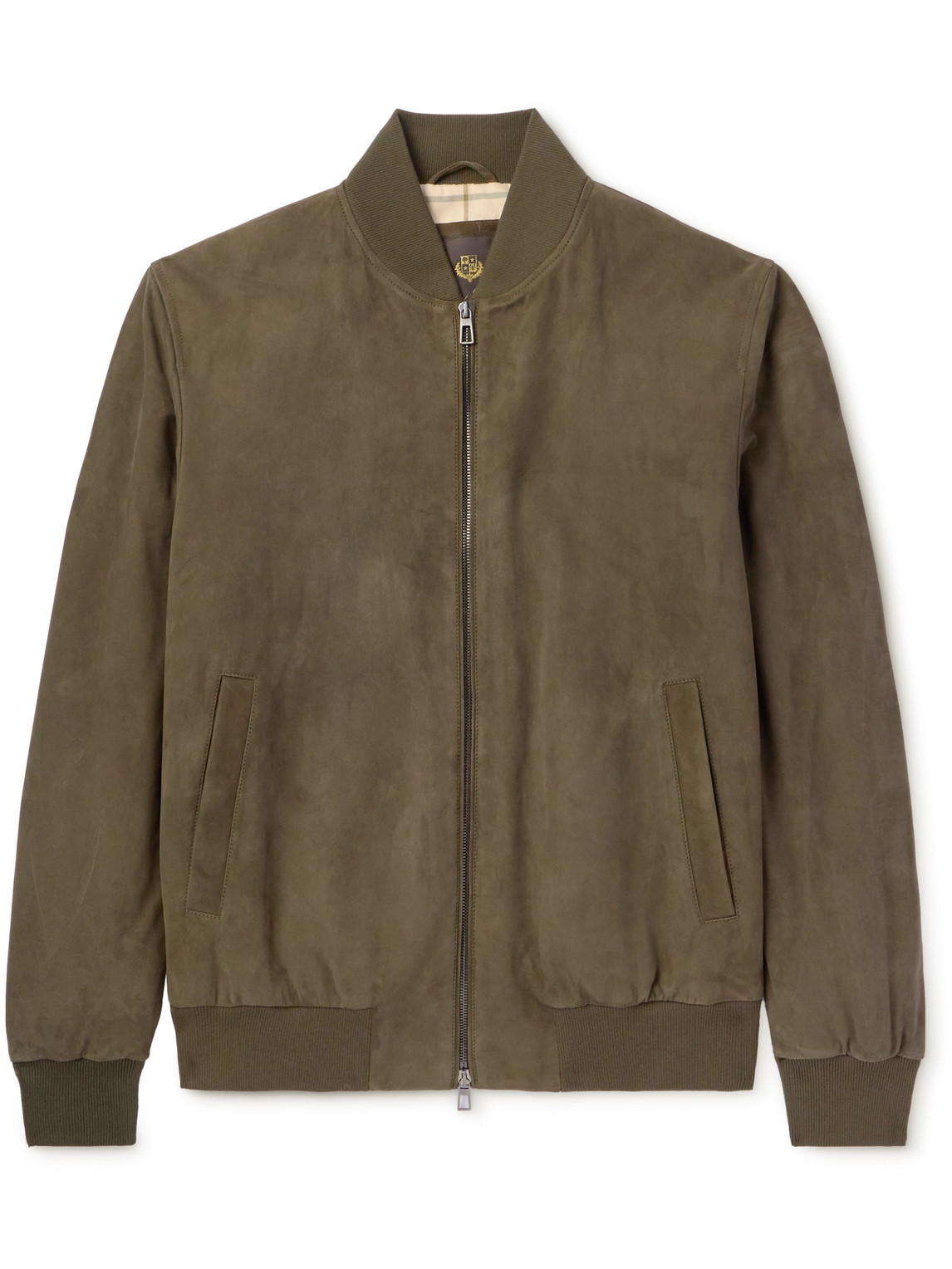 Suede Bomber Jacket