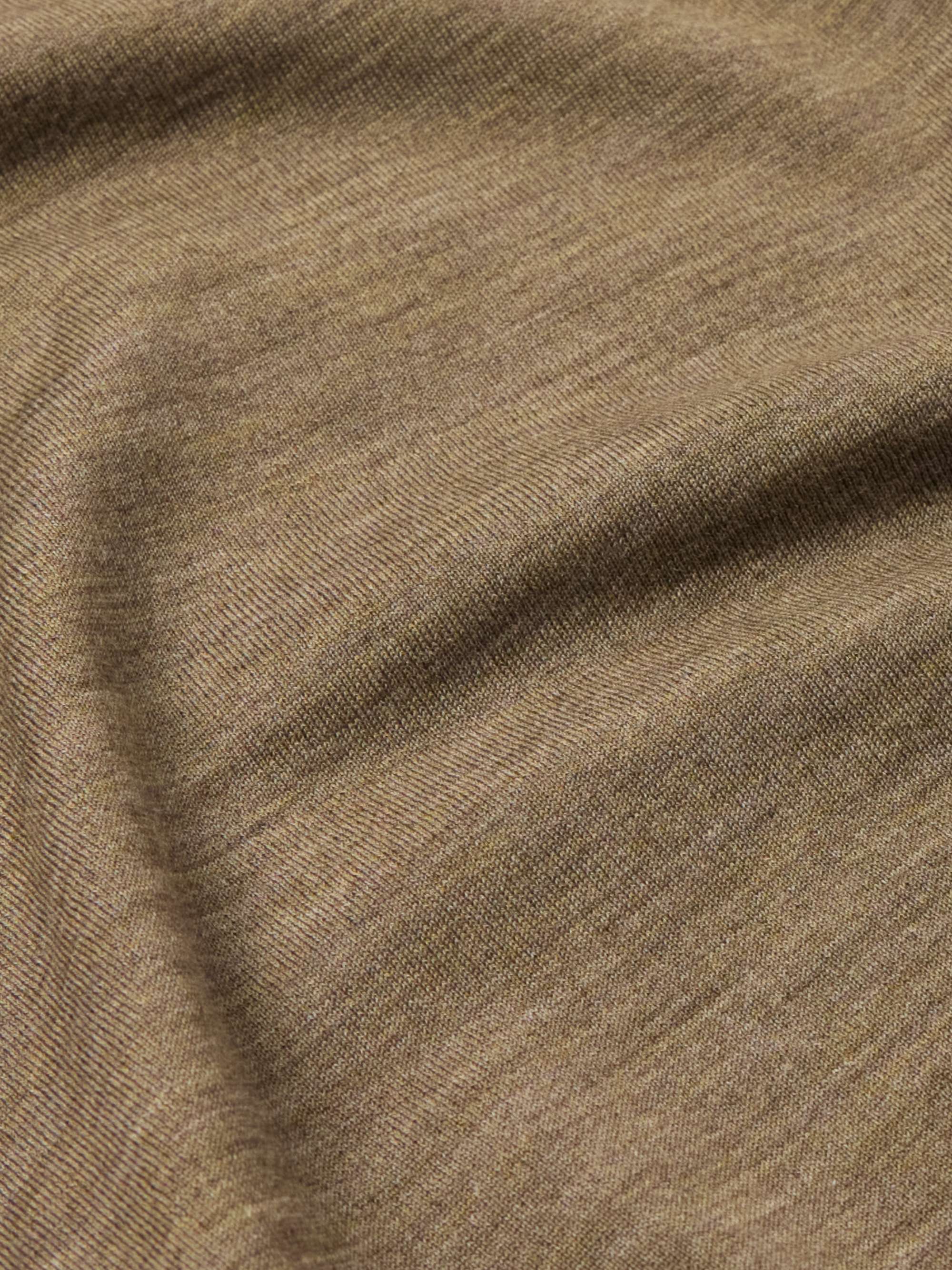 LORO PIANA كنزة بولو من الصوف البكر Wish بقصّة ضيقة