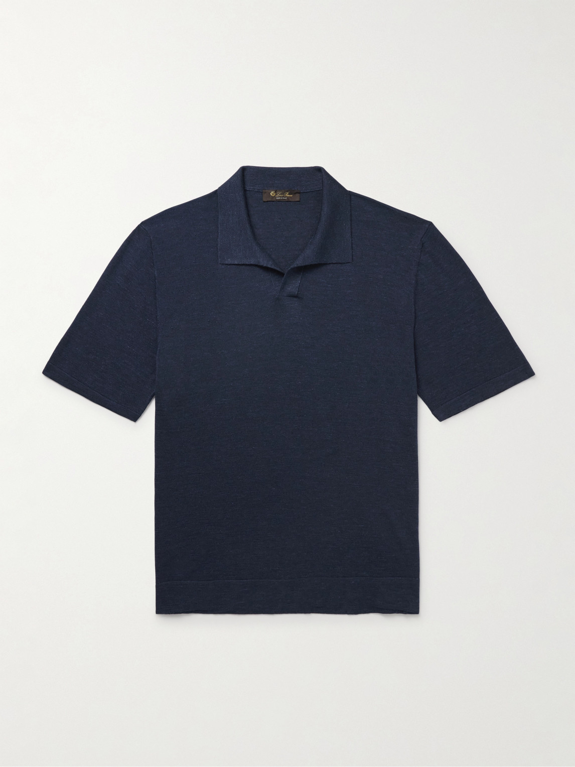 Loro Piana Silk, Cashmere and Linen-Blend Polo Shirt - Men
