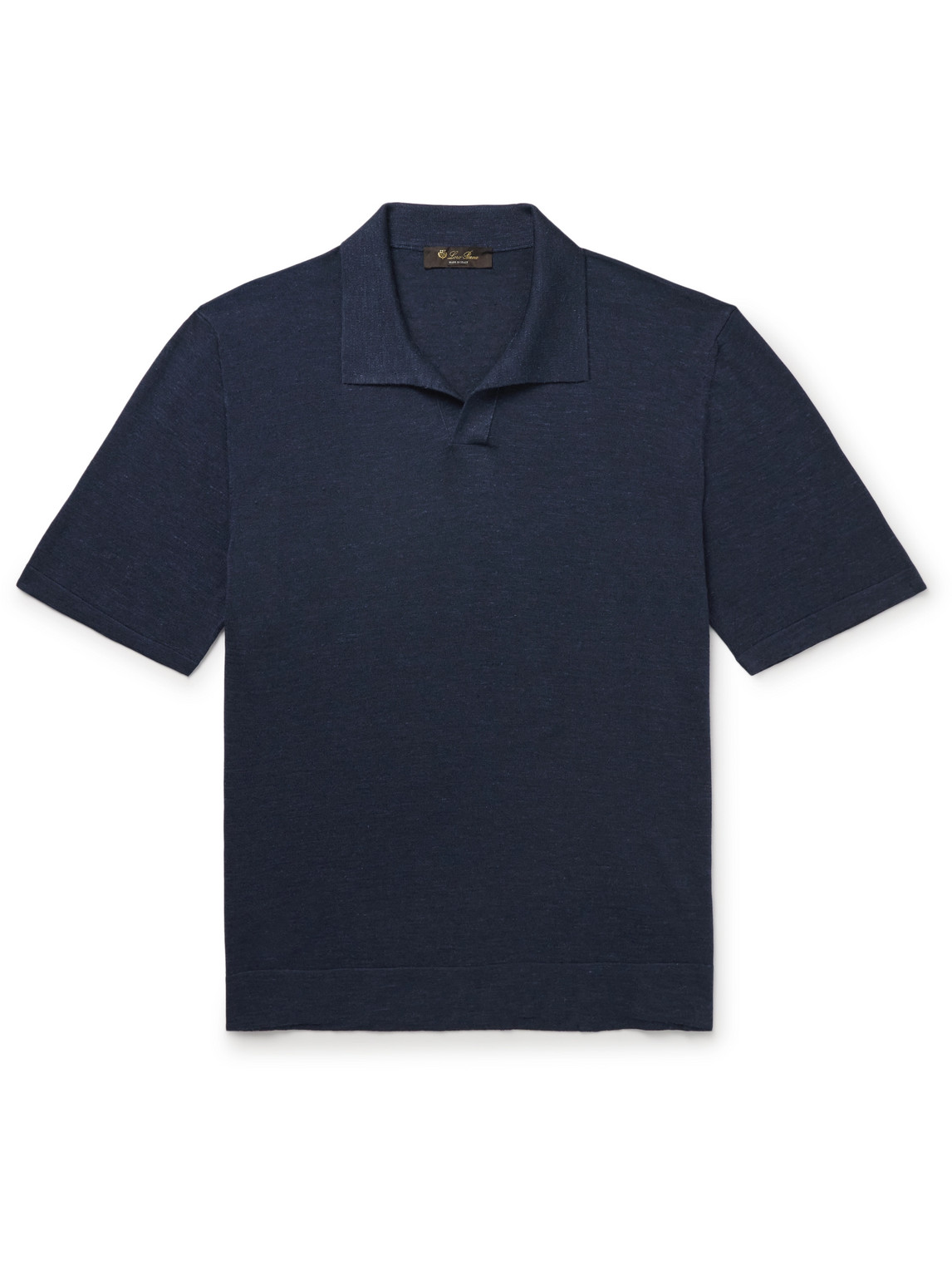 Loro Piana – Silk, Cashmere and Linen-Blend Polo Shirt