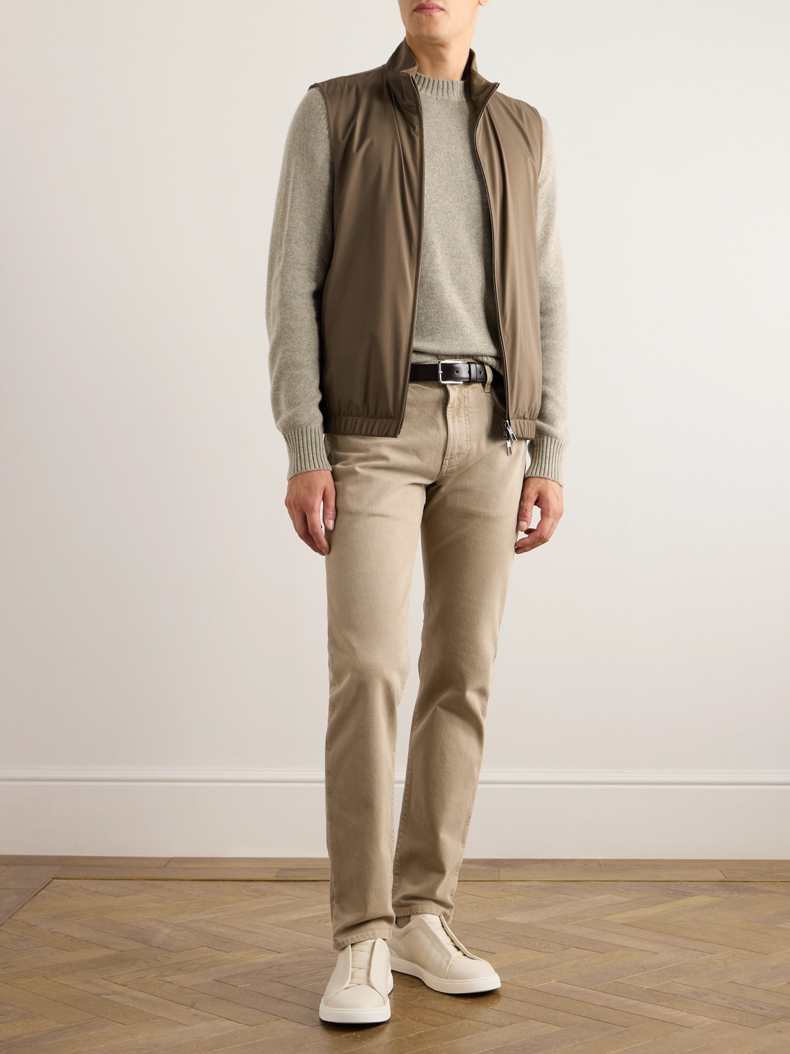 LORO PIANA PARKSVILLE BABY CASHMERE SWEATER