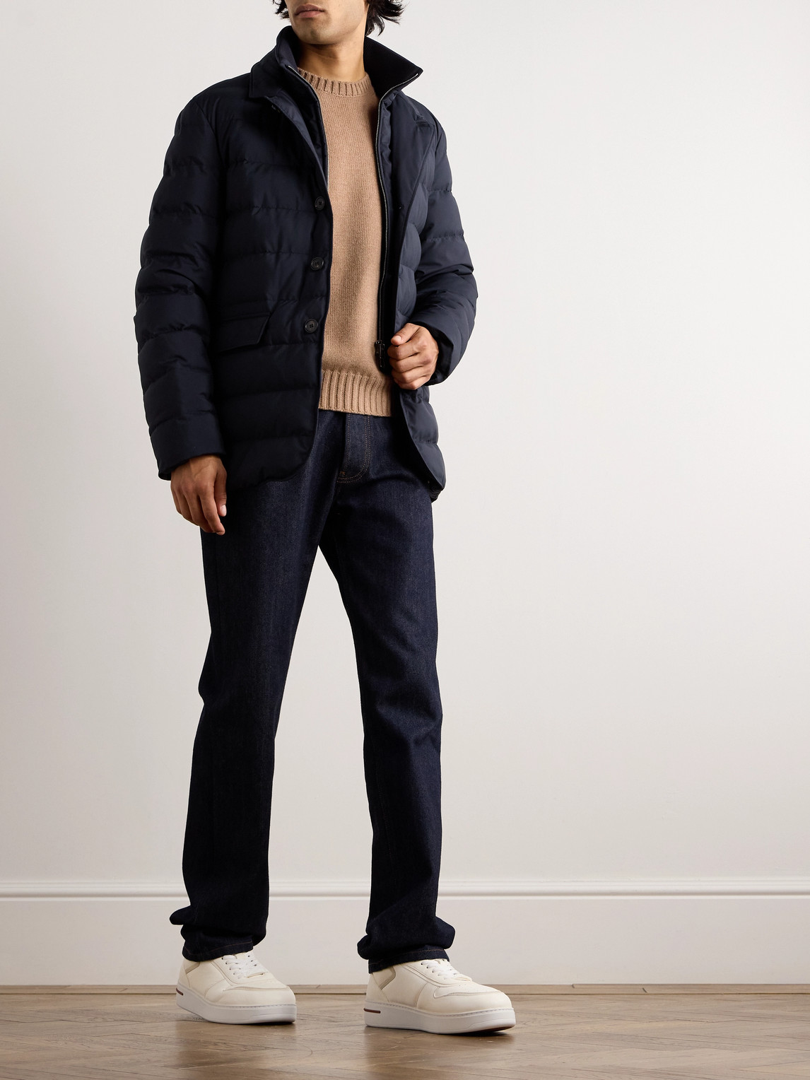 Birdseye Cashmere Sweater — 2