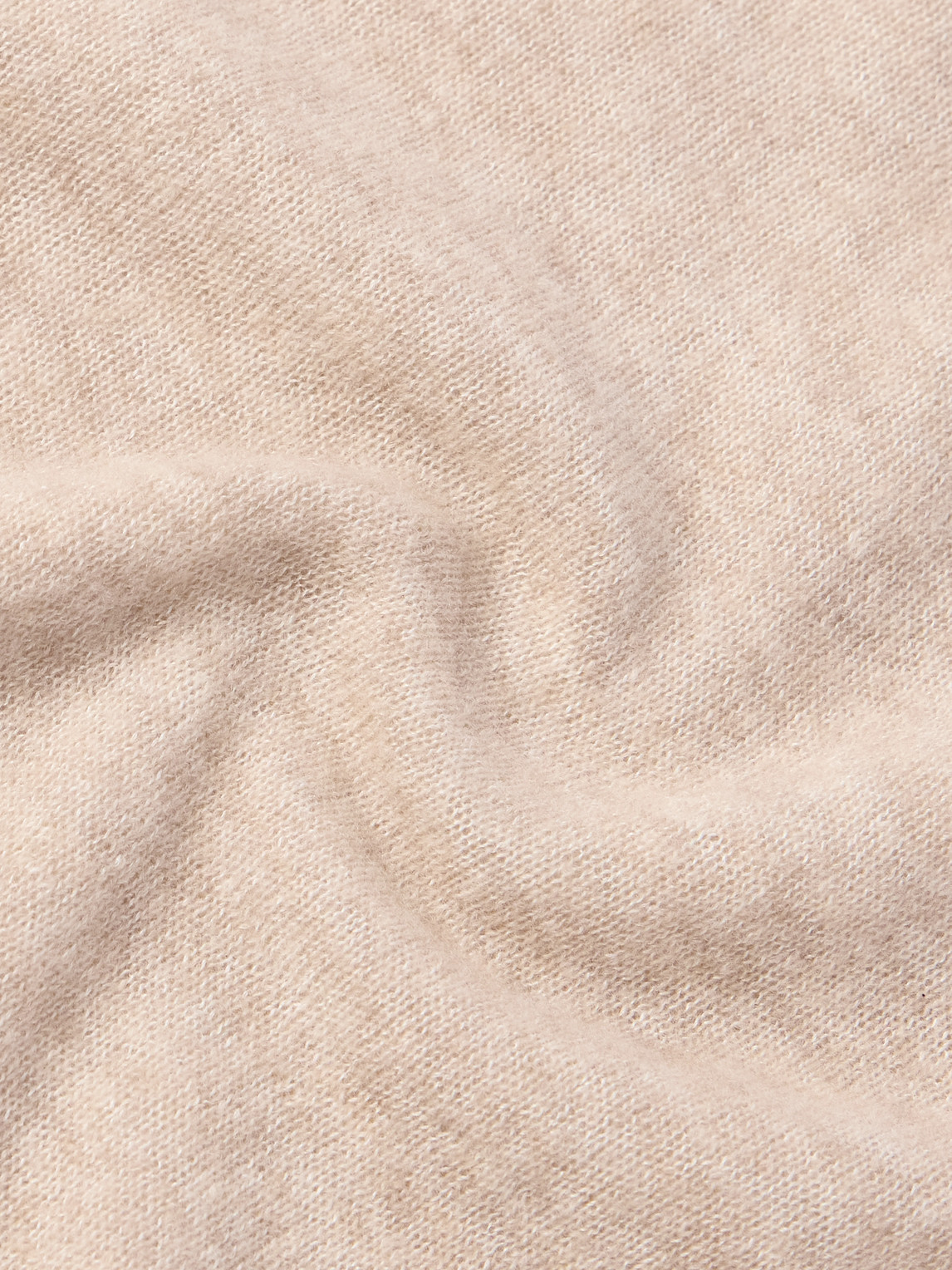 Loro Piana Brushed Cashmere And Silk-blend Sweater In Neutrals