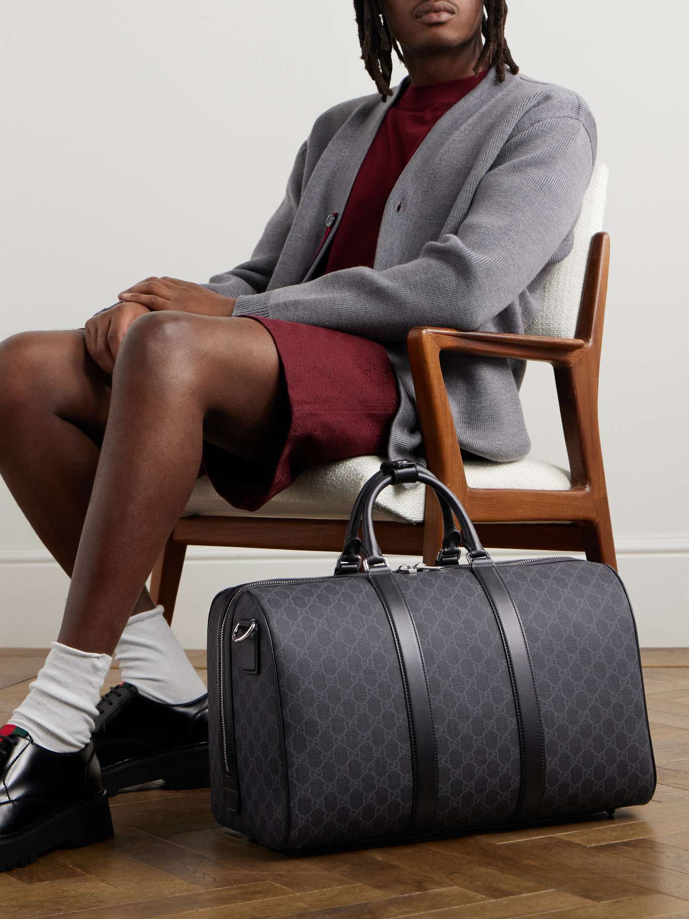 mens duffle bag gucci