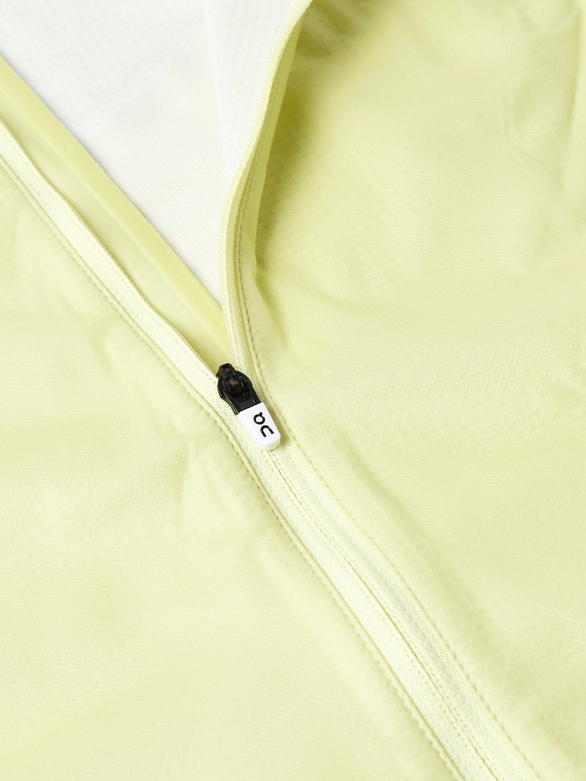 On Post Archive Facti Trail Hooded Shell Jacket In Yellow