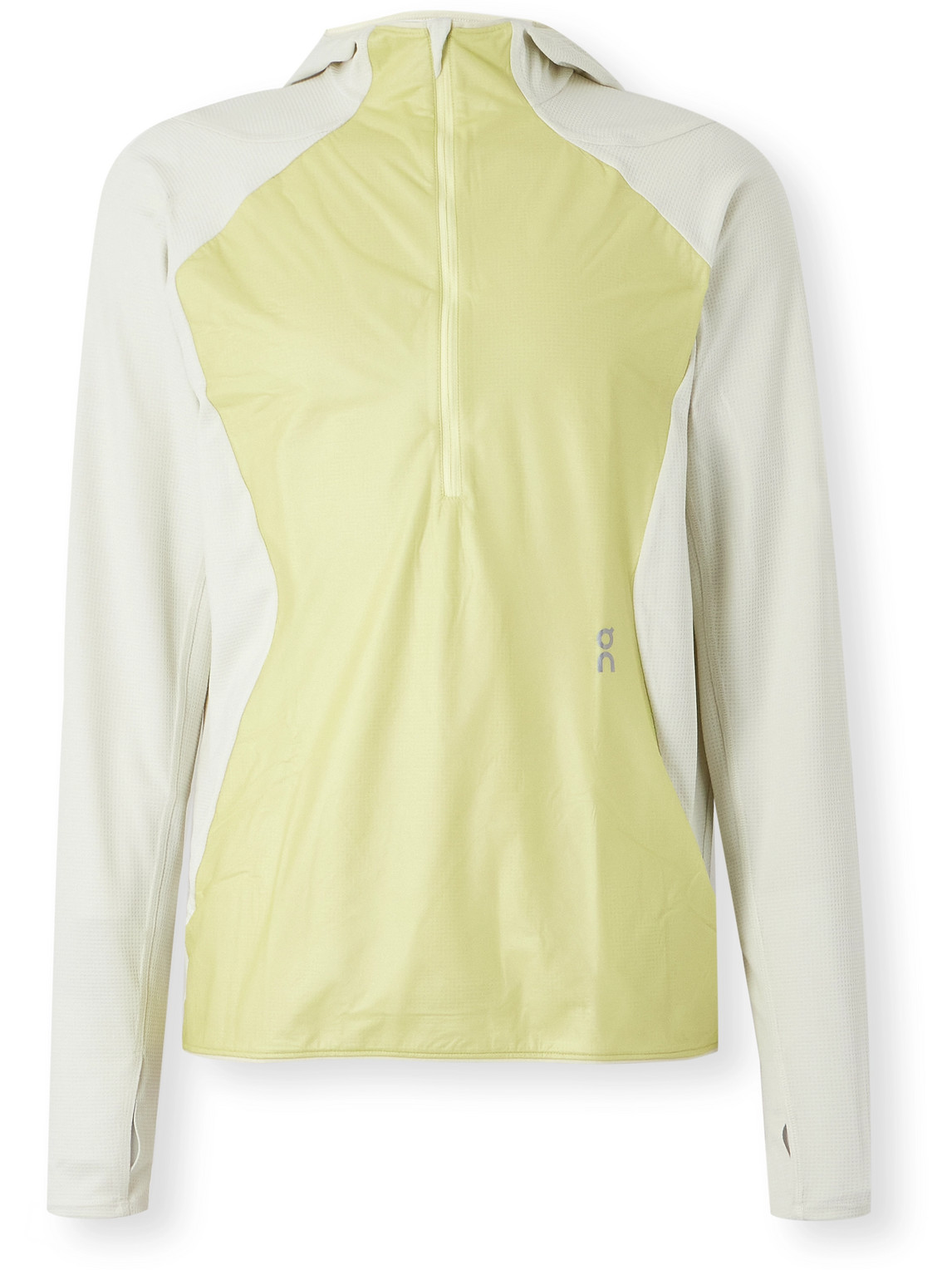 On Post Archive Facti Trail Hooded Shell Jacket In Yellow