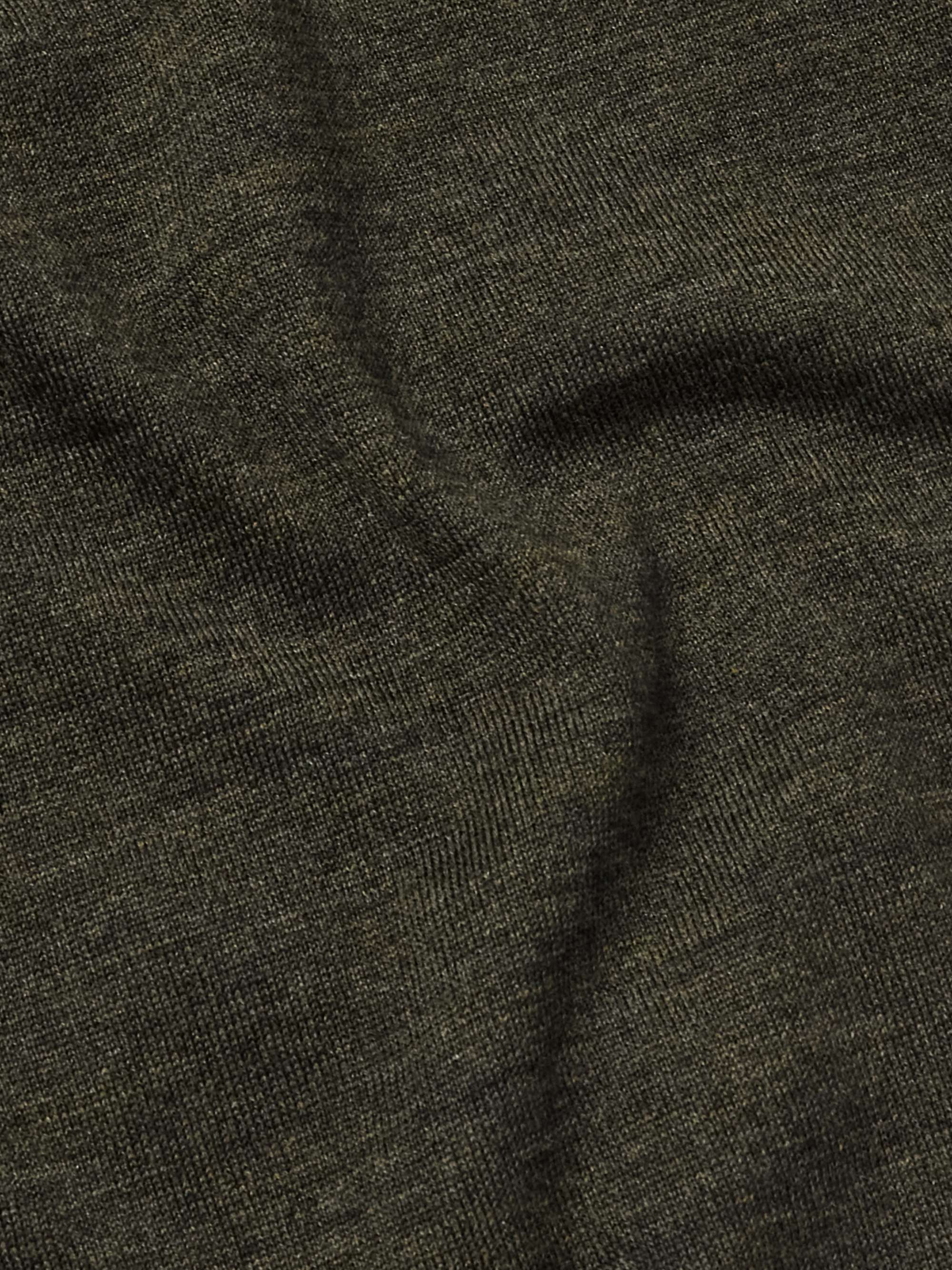 THOM BROWNE Striped Merino Wool Sweater