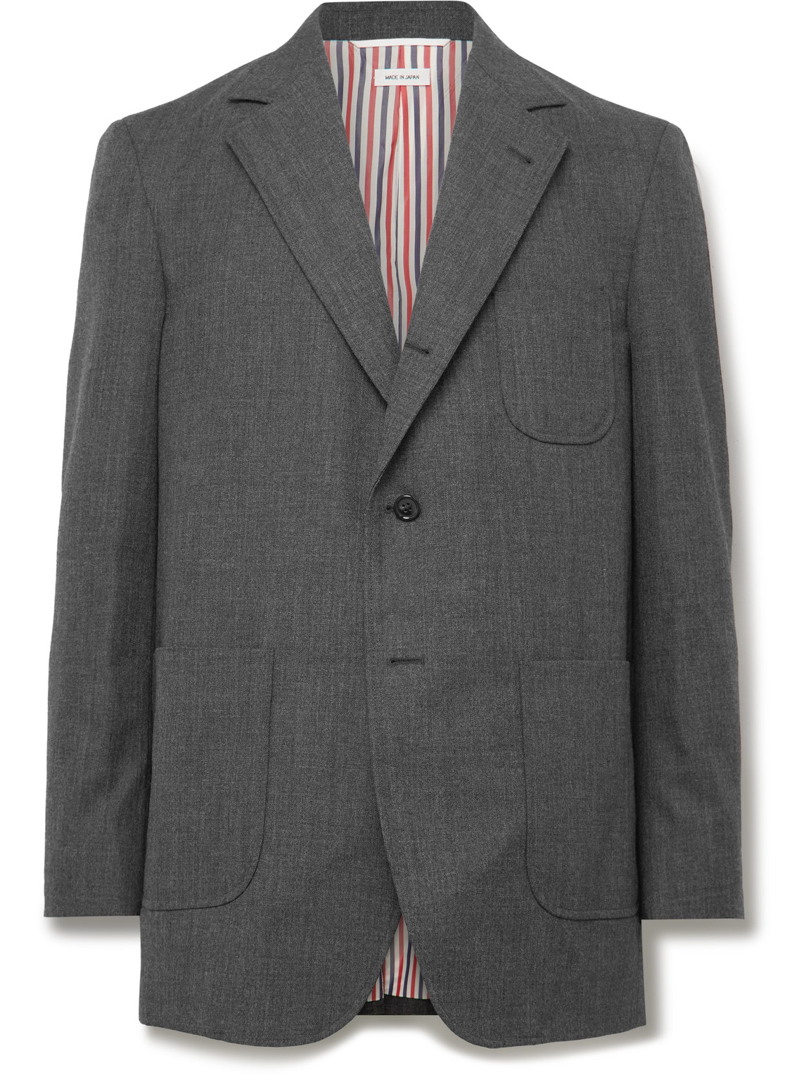 Thom Browne - Unstructured Virgin Wool Blazer - Men - Gray - 3