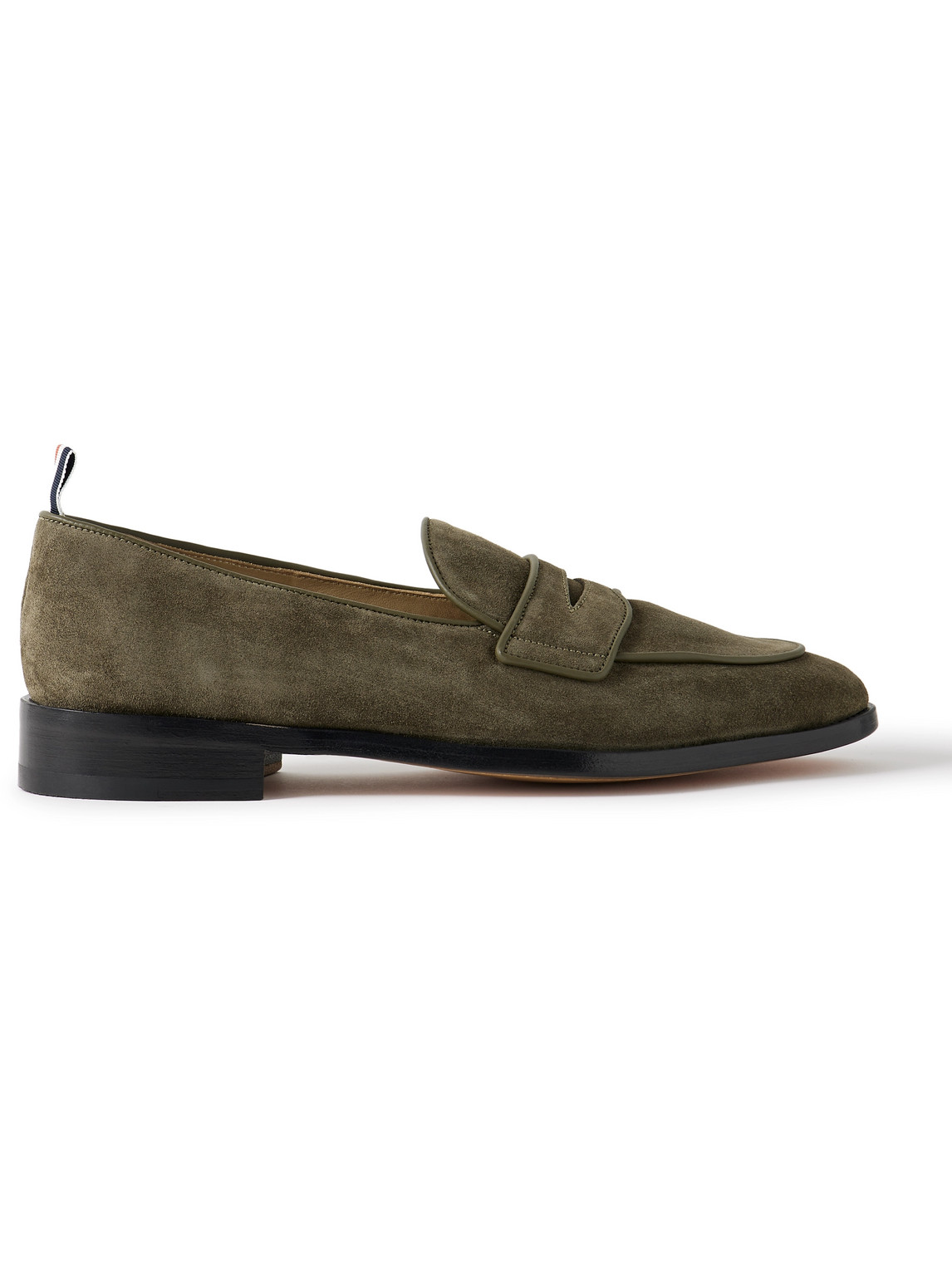 Thom Browne - Varsity Suede Penny Loafers - Men - Green - US 10